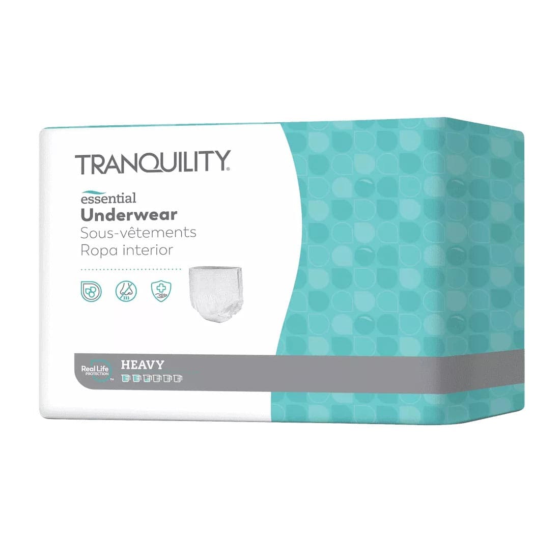 Tranquility Essential Adult Heavy Absorbent Underwear, 2XLarge - Case of 48 - Image 1