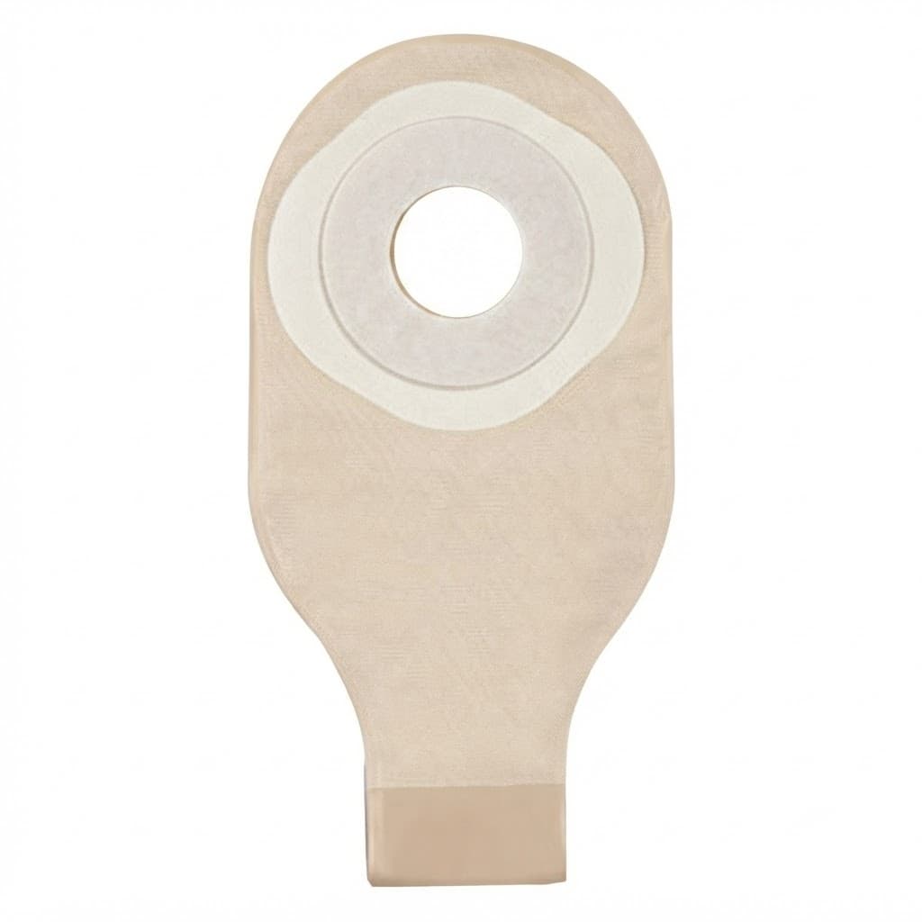 Convatec ActiveLife 1-Piece Pre-Cut Drainable Pouch, Transparent, 12", 1-1/2" - Box of 10 - Image 1