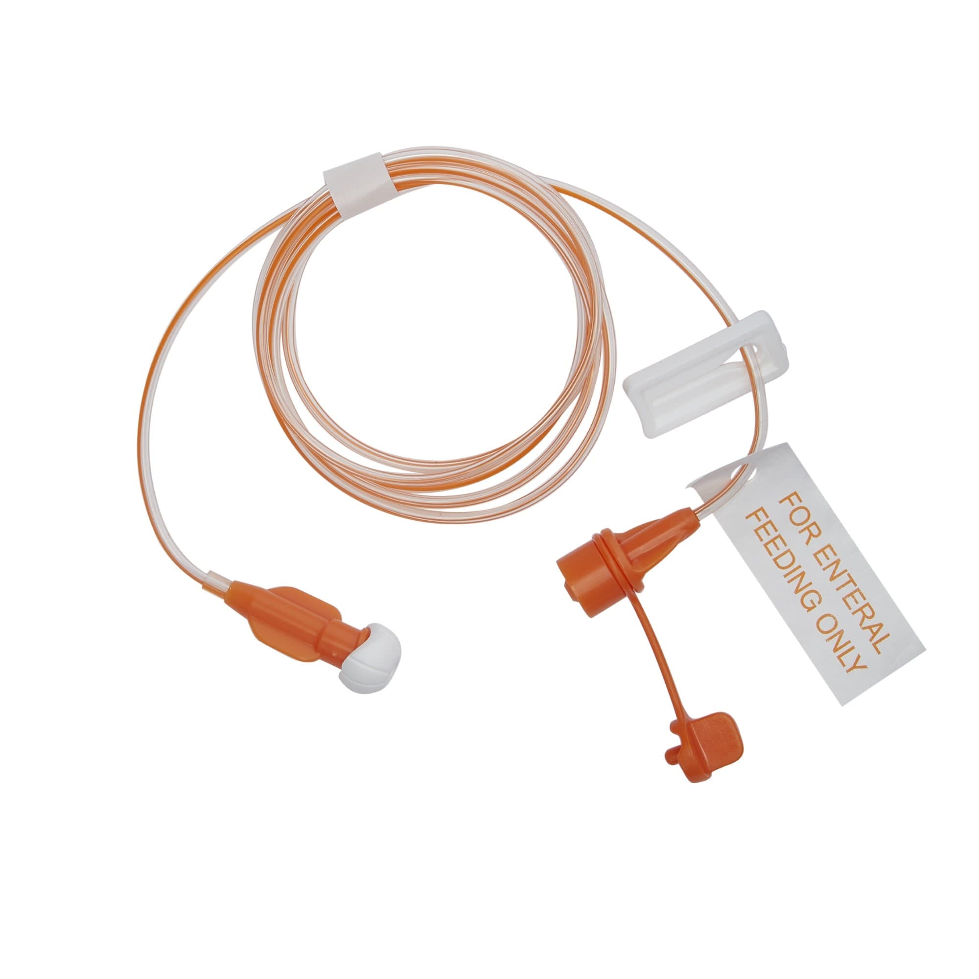 NeoConnect ENFit Extension Set with Slide Tubing Clamp, 48 Inch, Orange - Each - Image 1