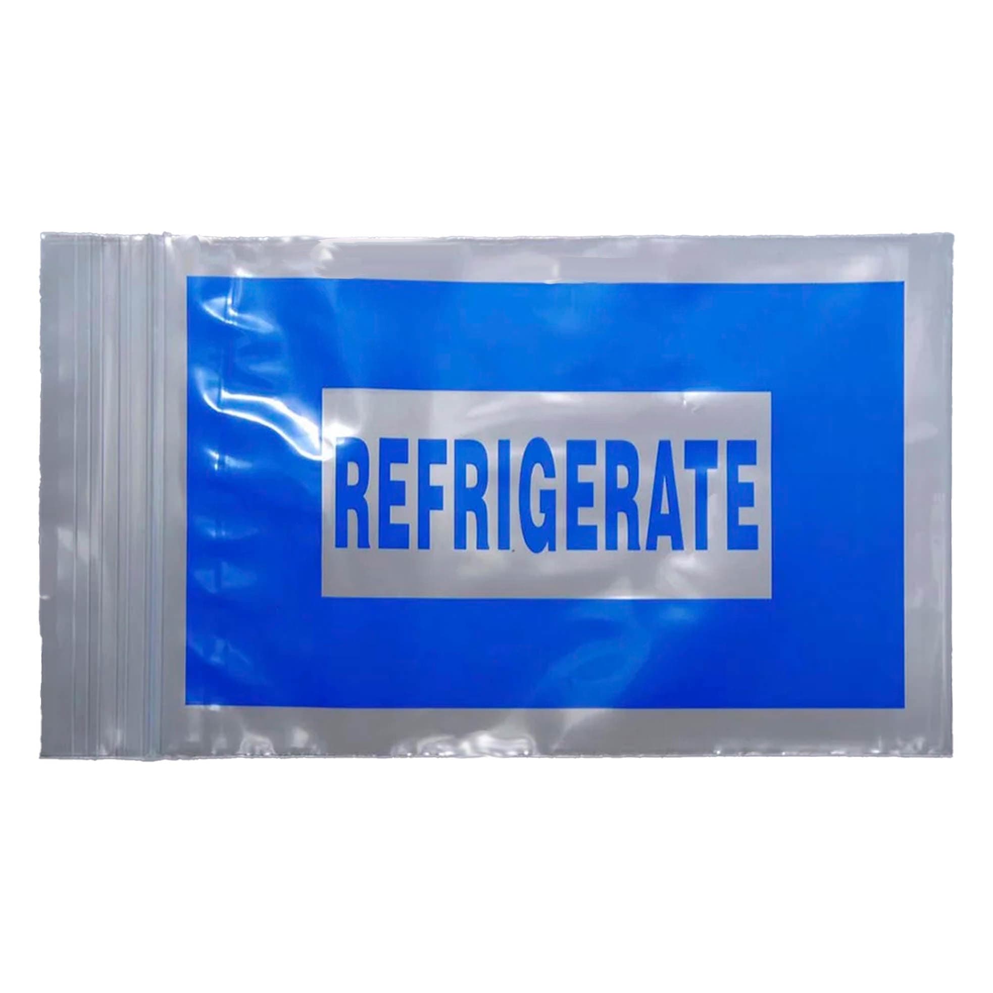 Elkay Plastics Reclosable Refrigerate Bag Clear-Blue 2 mil, 12 x 15 Inch - Case of 1000 - Image 1