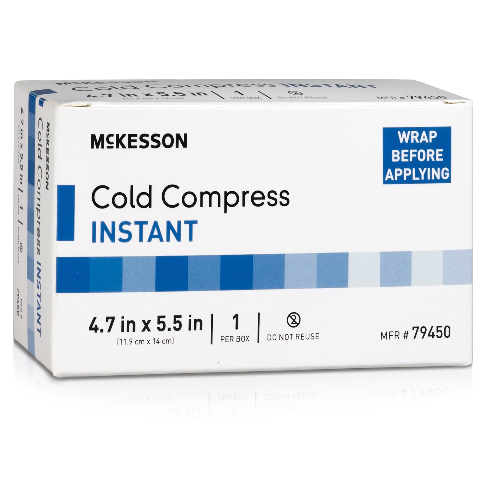 McKesson General Purpose Instant Cold Pack, 4-7/10 x 5-1/2 Inch