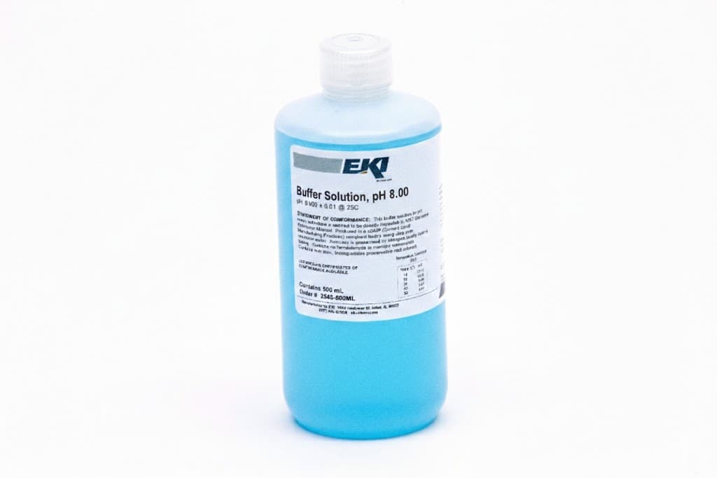 Basic Buffer Ph Solution, pH 8.0, 500 ml - Each - Image 1