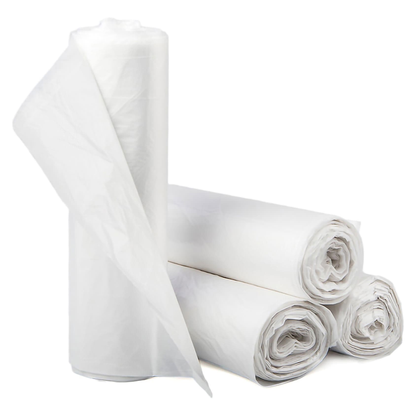 McKesson Trash Bag Clear Star Seal Bottom, 15 gallon, 8 Micron - Case of 1000 - Image 1