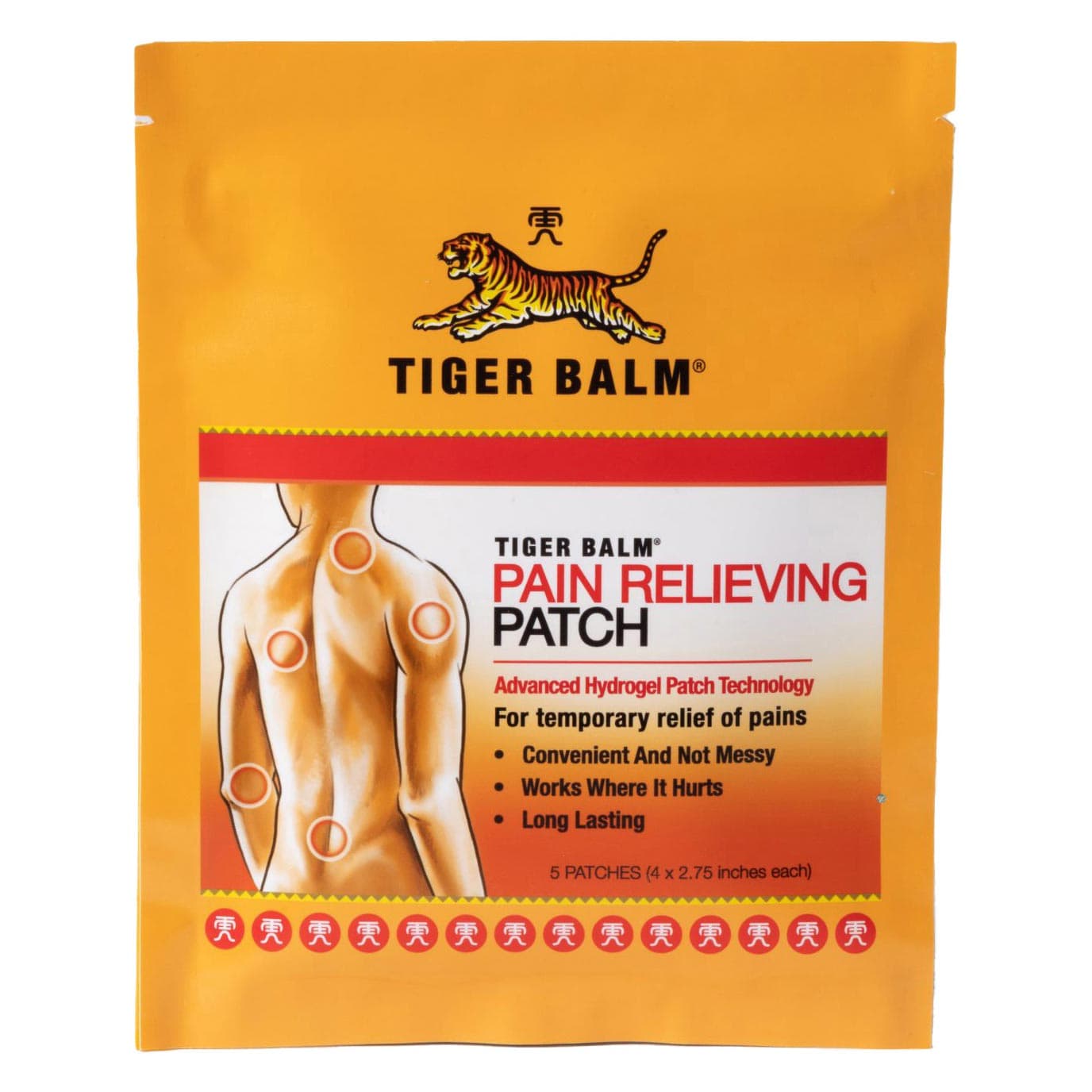 Tiger Balm Pain Relieving Patch - Package of 5 - Image 3