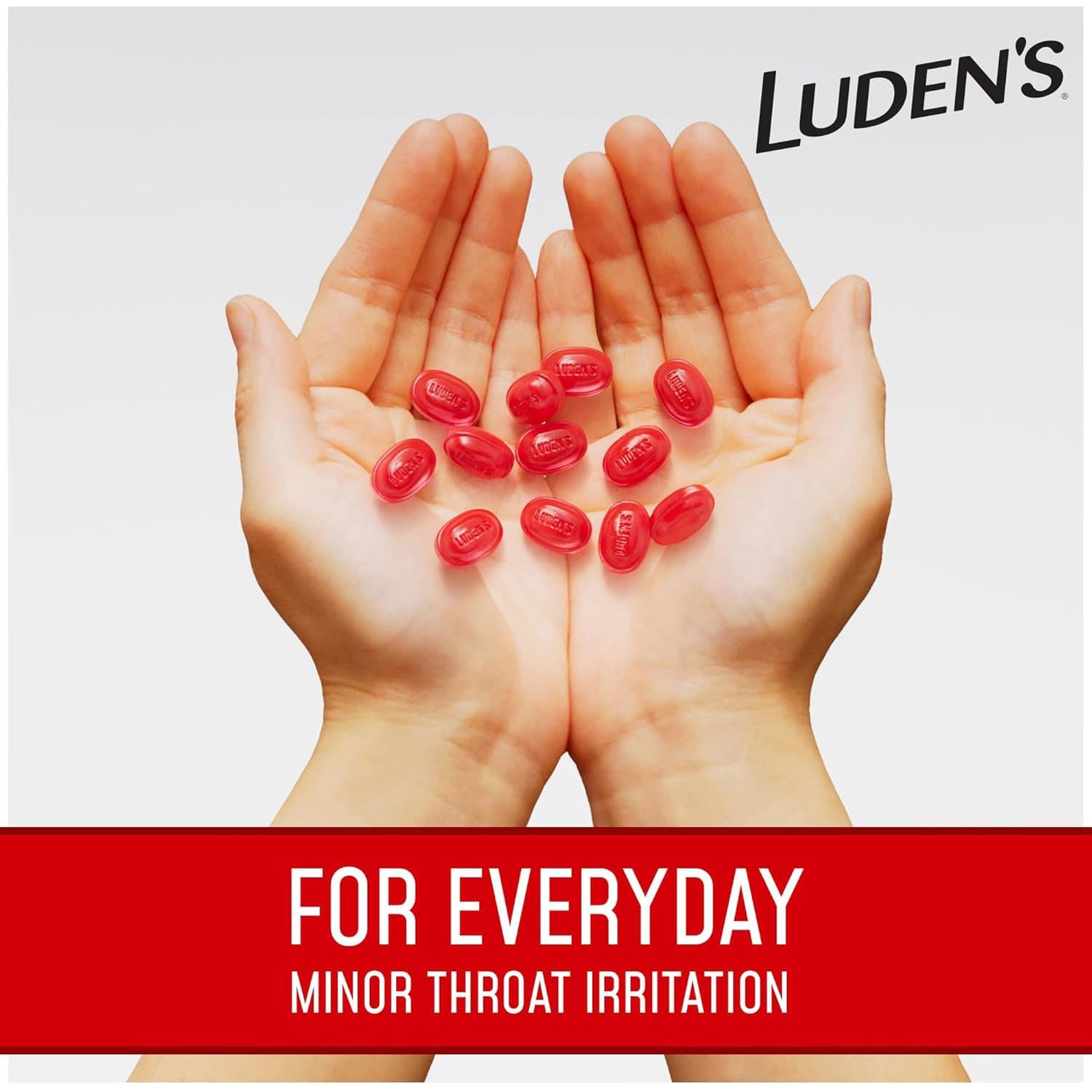 Luden's Sore Throat Relief Wilde Cherry Lozenges Drops, 90 Count - Each - Image 4