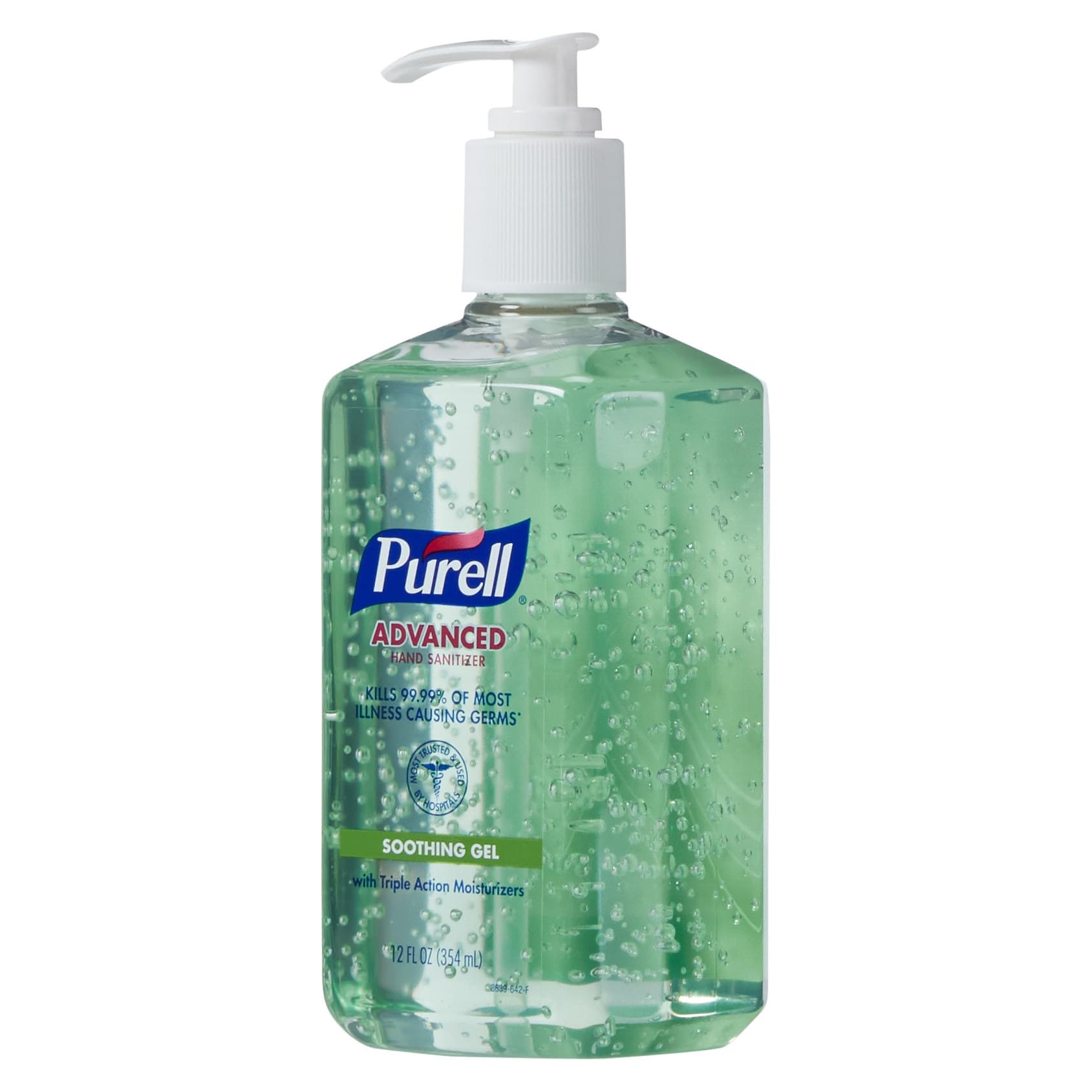 Purell Advanced Hand Sanitizer Gel with Aloe Pump Bottle, 12 oz - Each - Image 1