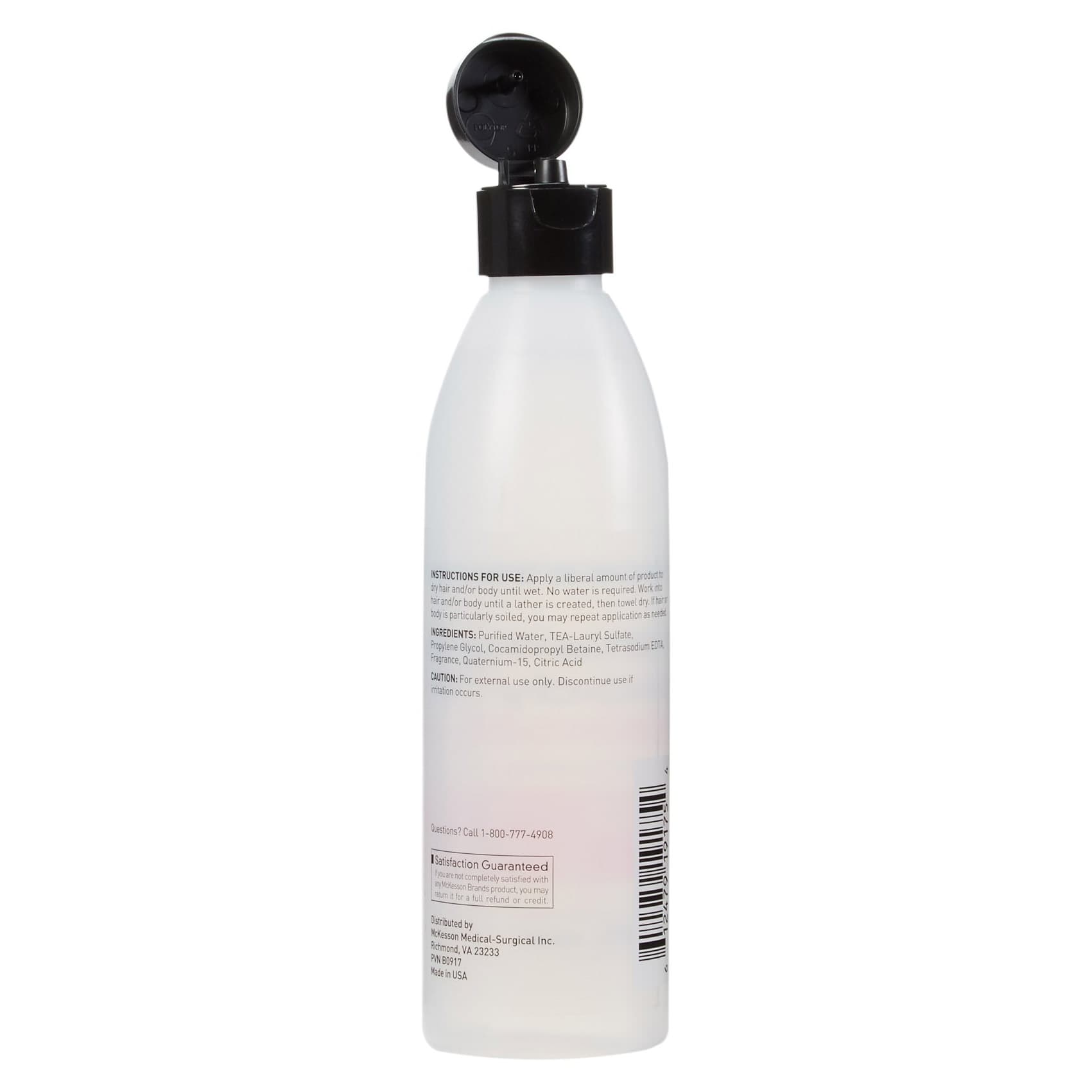 McKesson Rinse-Free Shampoo and Body Wash, 8 oz - Image 2