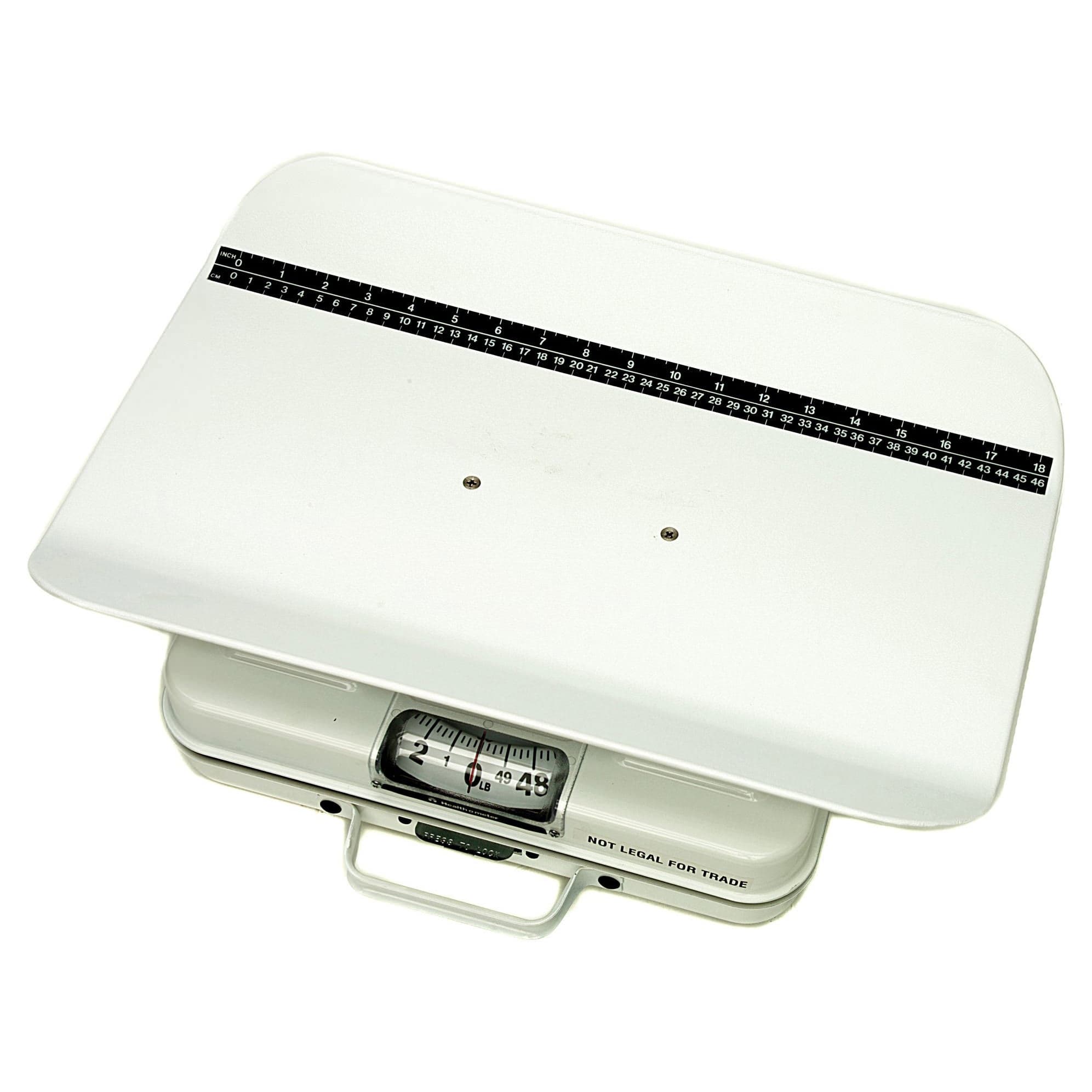 Health O Meter Pediatric Mechanical Tray Scale, 50 lbs., White