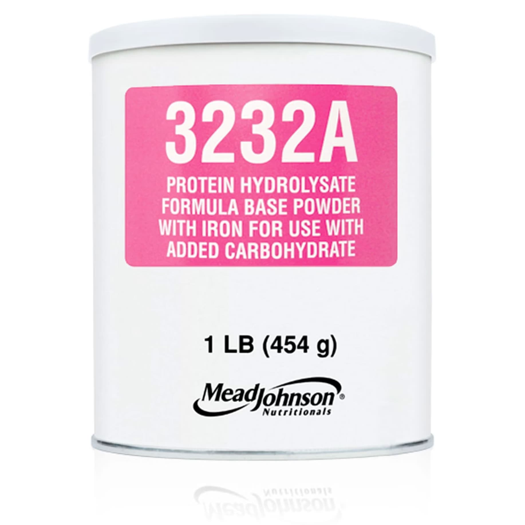 Mead Johnson 3232A Protein Hydrolysate Formula Base Powder, Unflavored, 1 lb. - Case of 6 - Image 1