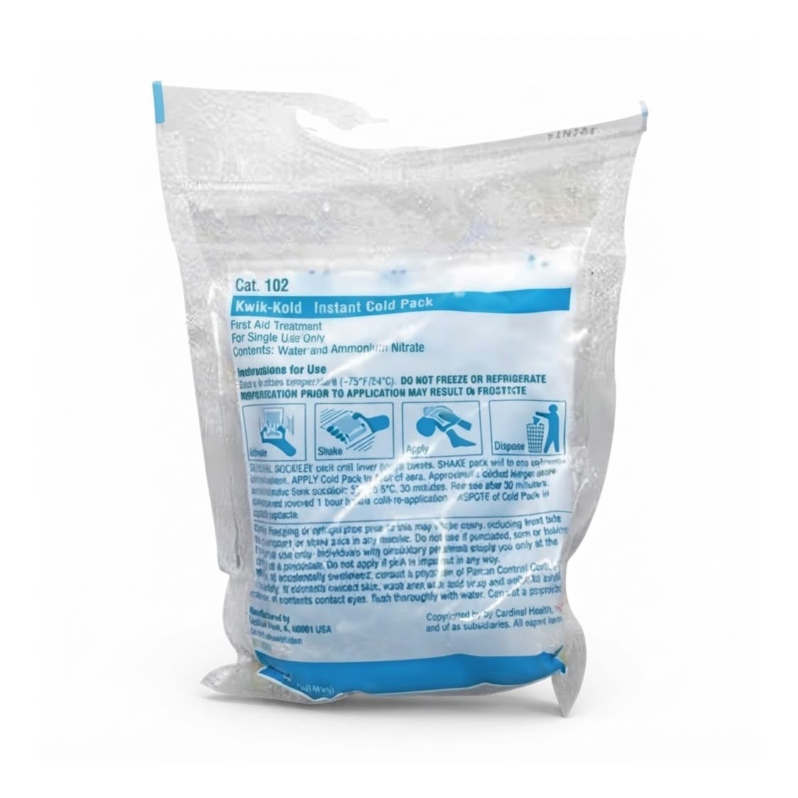 Cardinal Health Instant Ice Pack, 5" x 7-1/2" - Case of 16 - Image 1