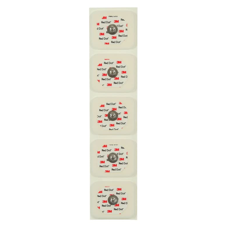 3M Red Dot ECG Monitoring Electrode, Foam Backing - Image 1