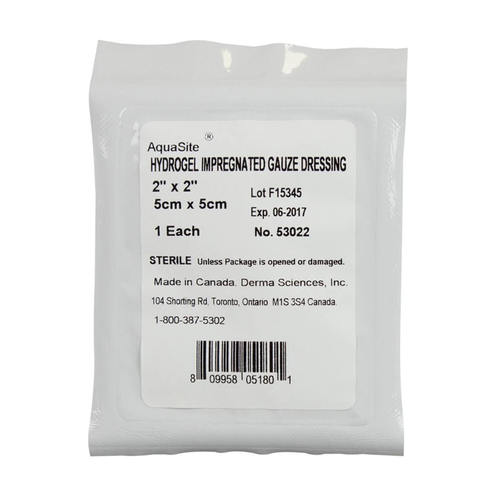 Aquasite Hydrogel Dressing, 2 x 2 Inch - Image 1