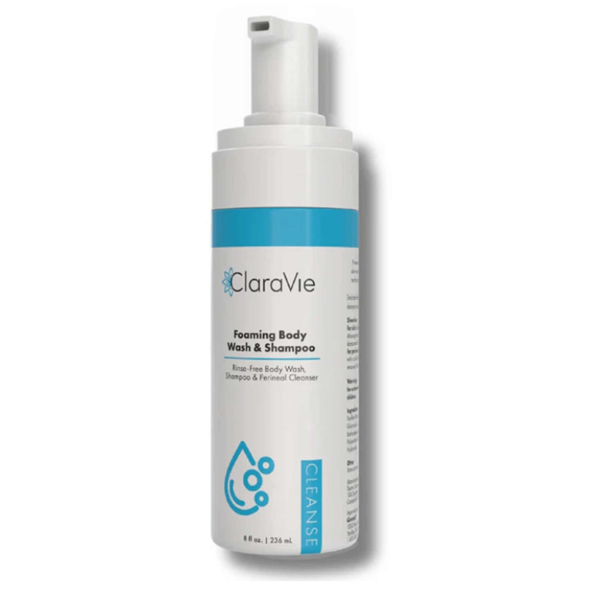 ClaraVie Foaming Body Wash and Shampoo, Scented, 8 oz