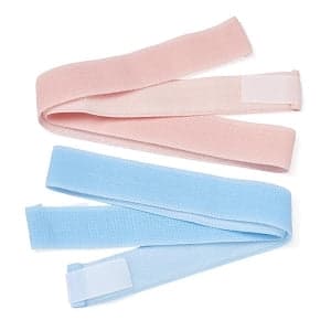 Medline Fetal Monitor Blue/Pink Belt, 48" Elastic - Case of 50 - Image 2