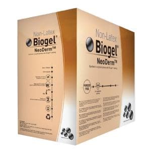 Molnlycke Biogel NeoDerm Polyisoprene Surgical Glove, Size 6 - Box of 50 - Image 1
