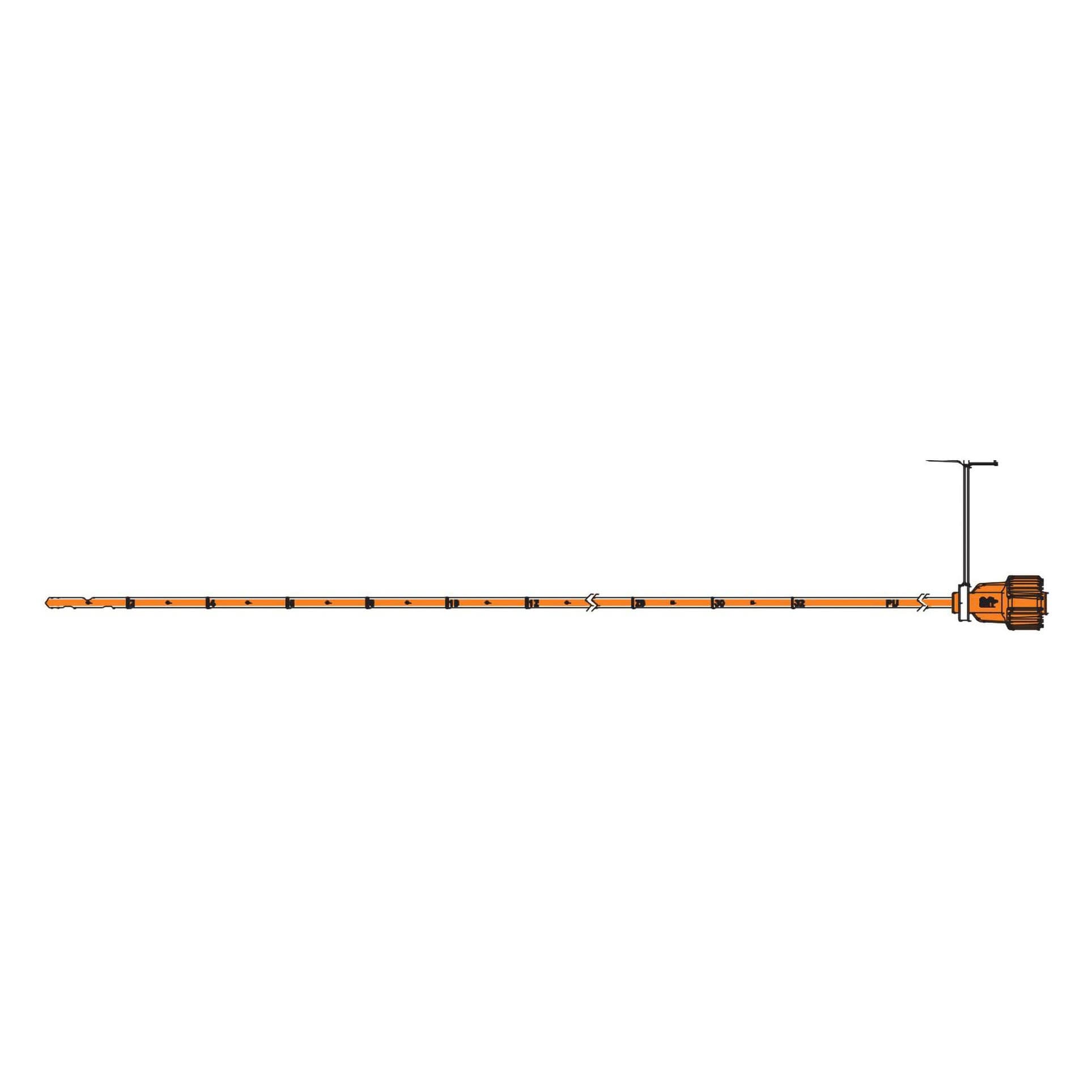 Medela TwistLok Polyurethane Enteral Feeding Tubes, 8 Fr, 42 Inch - Case of 10 - Image 1