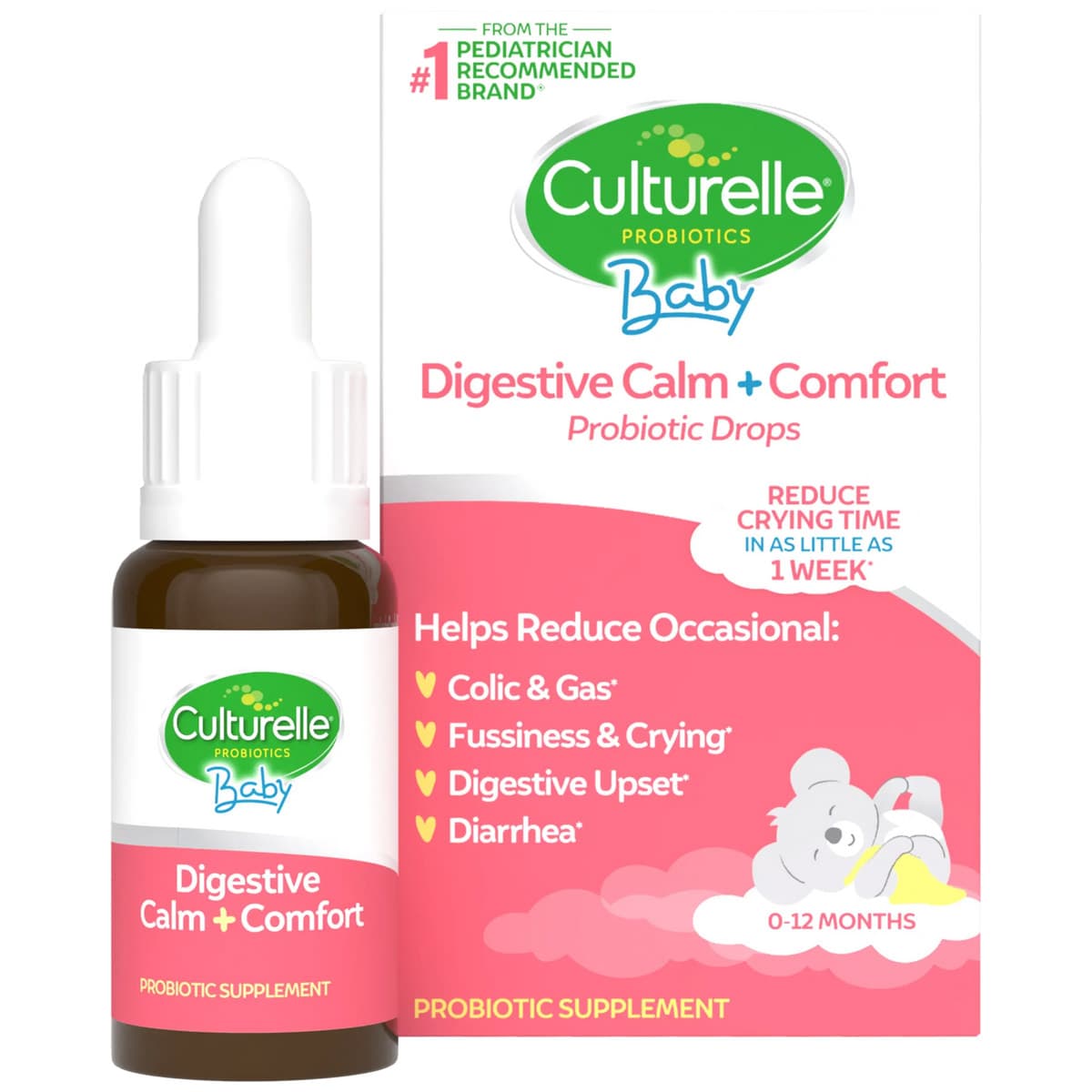Culturelle Baby Digestive Calm + Comfort Probiotic Drops, 0.29 oz - Each - Image 1