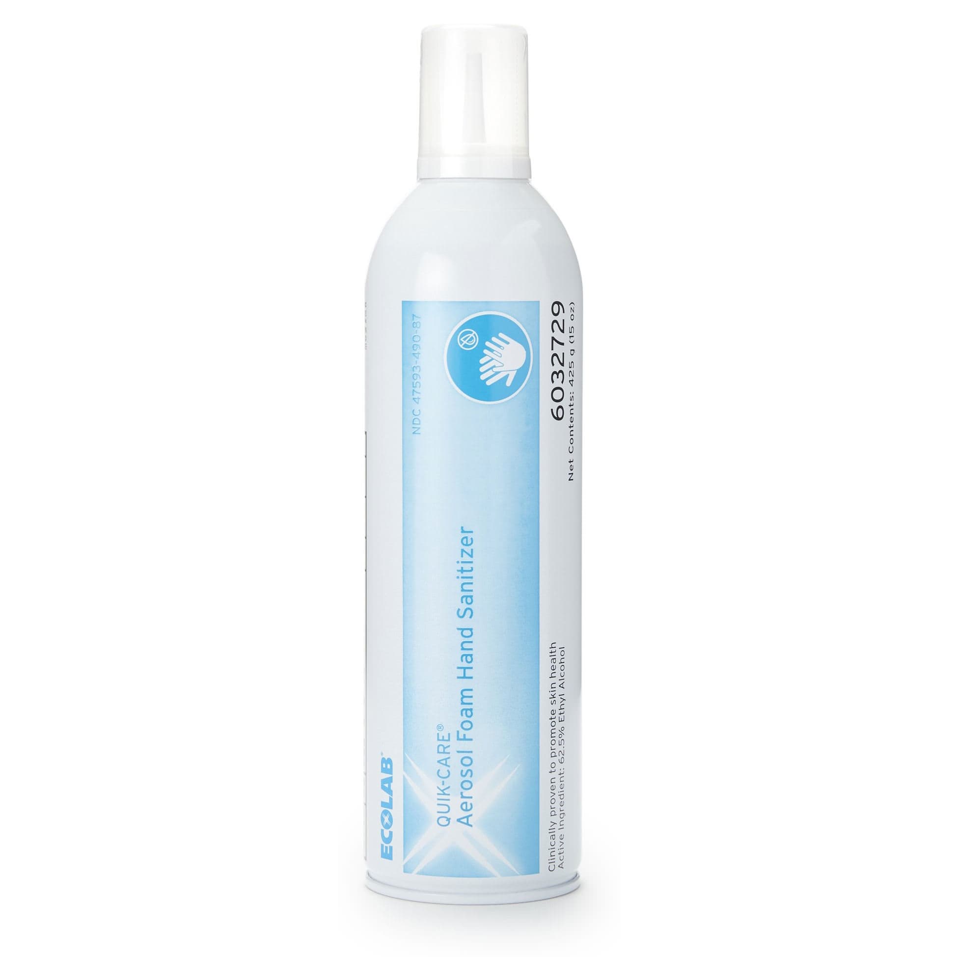 Quik-Care Aerosol Foam Hand Sanitizer, 15 oz - Case of 12 - Image 1