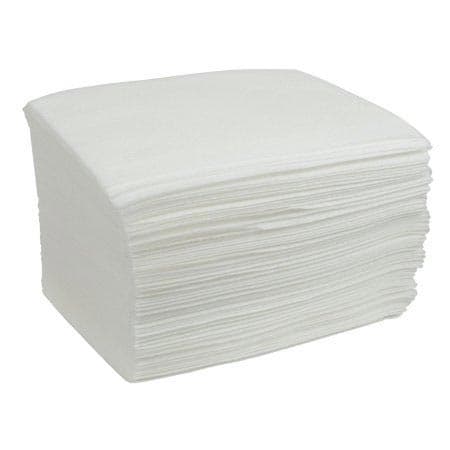 Cardinal Health White Dry Washcloth, 11 x 13-1/2 Inch - Case of 700 - Image 1
