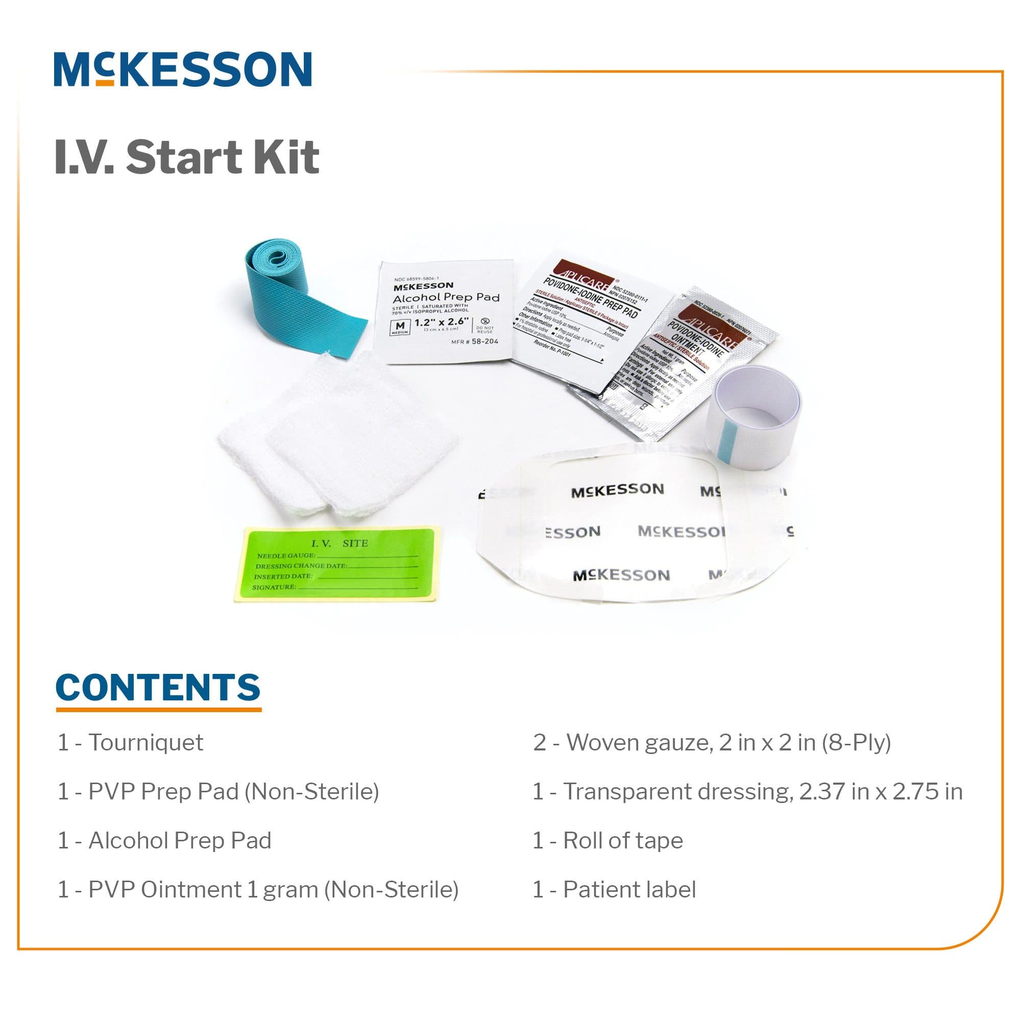 McKesson I.V. Start Kit with Transparent Dressing - Image 2