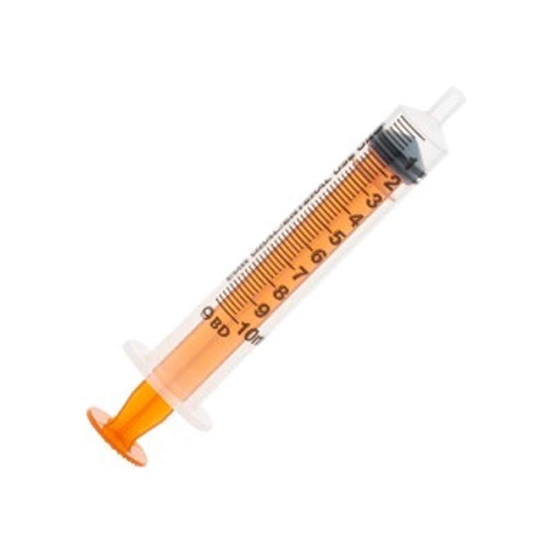 BD UniVia Oral Syringe, 10 ml - Box of 100 - Image 1