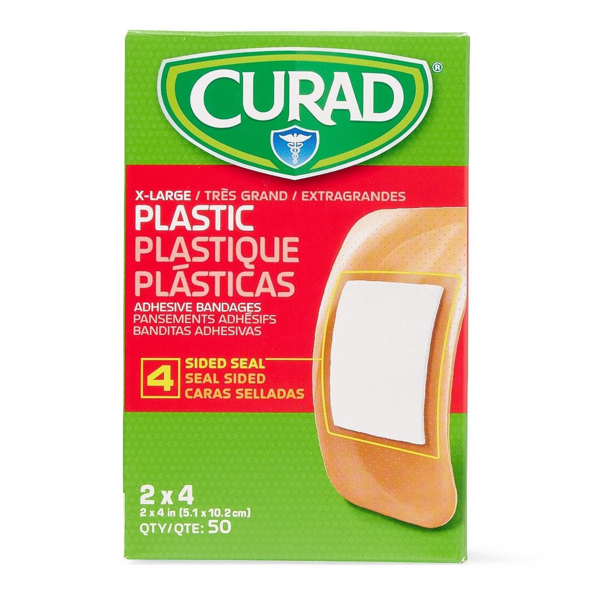 Curad Plastic Adhesive Bandages, 2 x 4 Inch - Case of 600 - Image 2