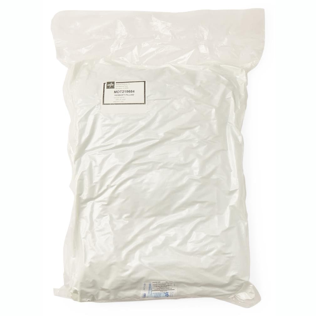 Medline Medsoft Reusable Pillow, White, 18" x 24" - Image 3