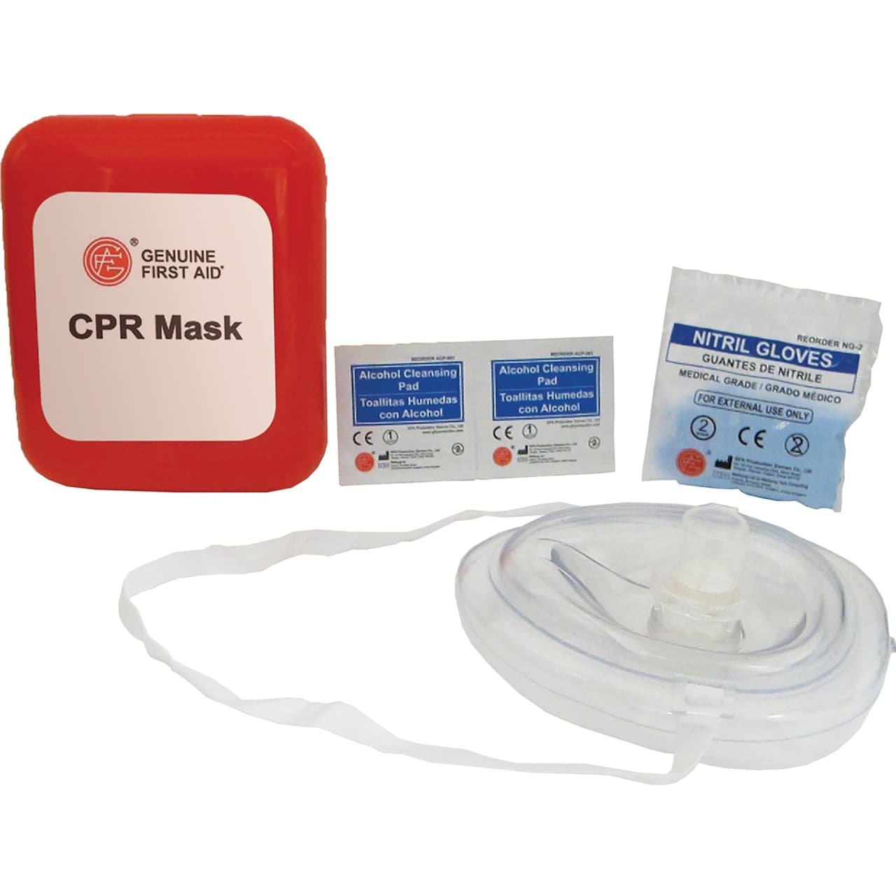 Portable CPR Mask with Hard Case 4" x 5.5" x 1.75" - Each - Image 1