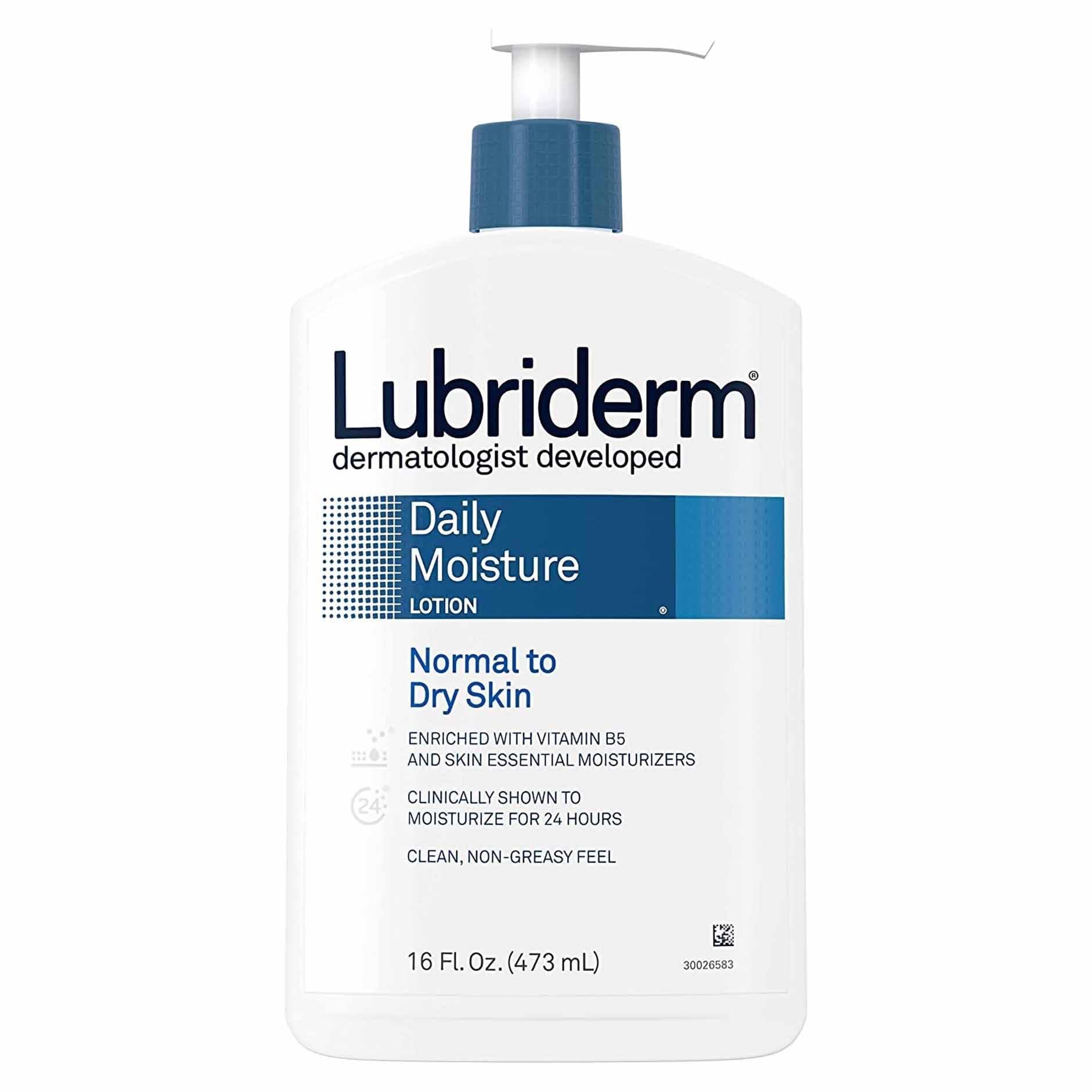 Lubriderm Daily Moisture Lotion Normal to Dry Skin, 16 oz - Each - Image 1