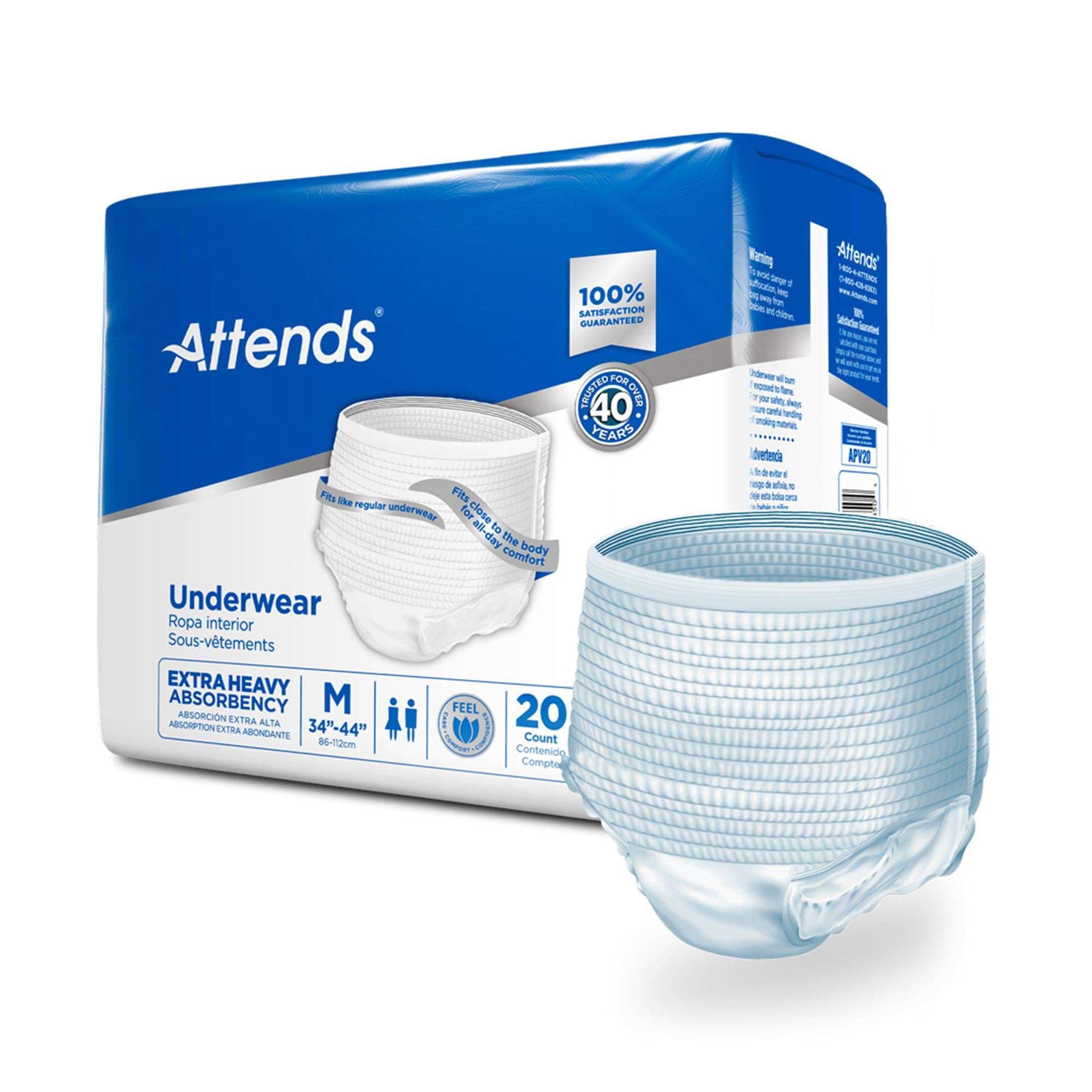 Attends Extra Heavy Absorbency Underwear - Image 2