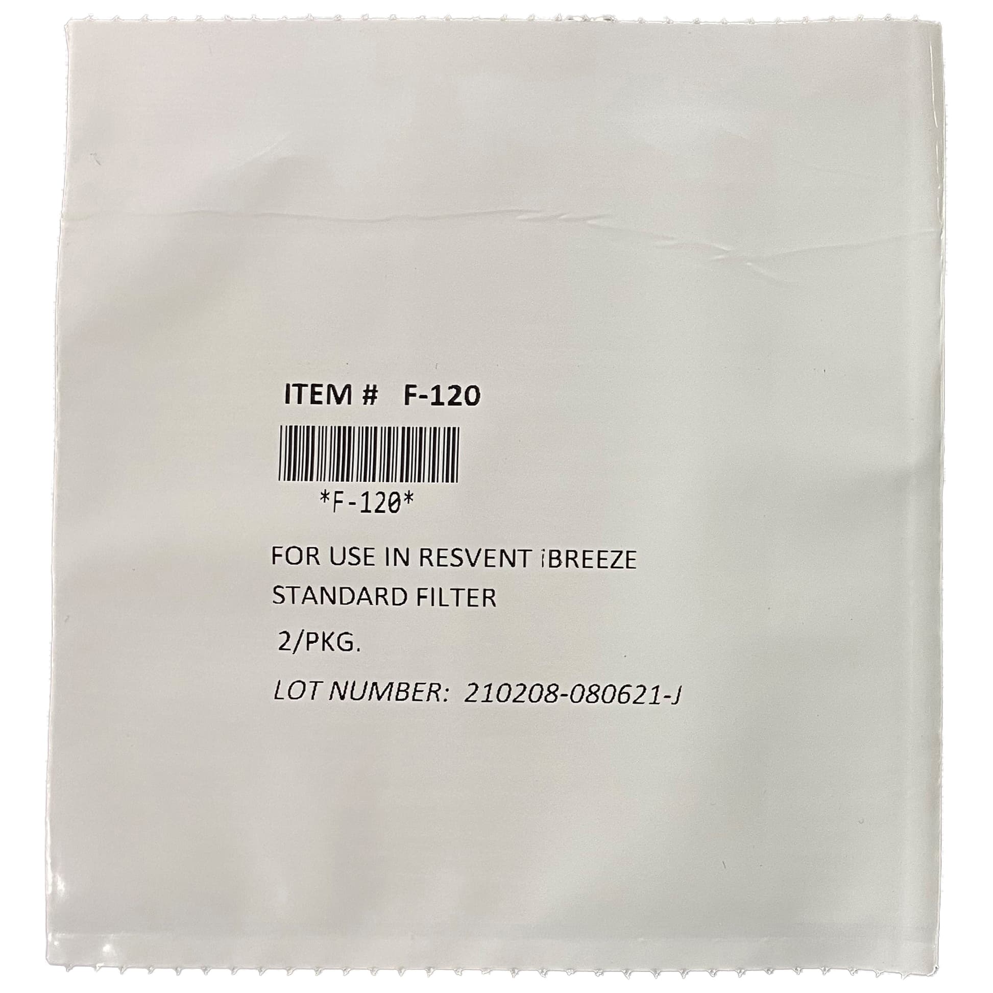 Advanced Medical Ultrafine Disposable CPAP Filter For Resvent iBreeze - Image 1