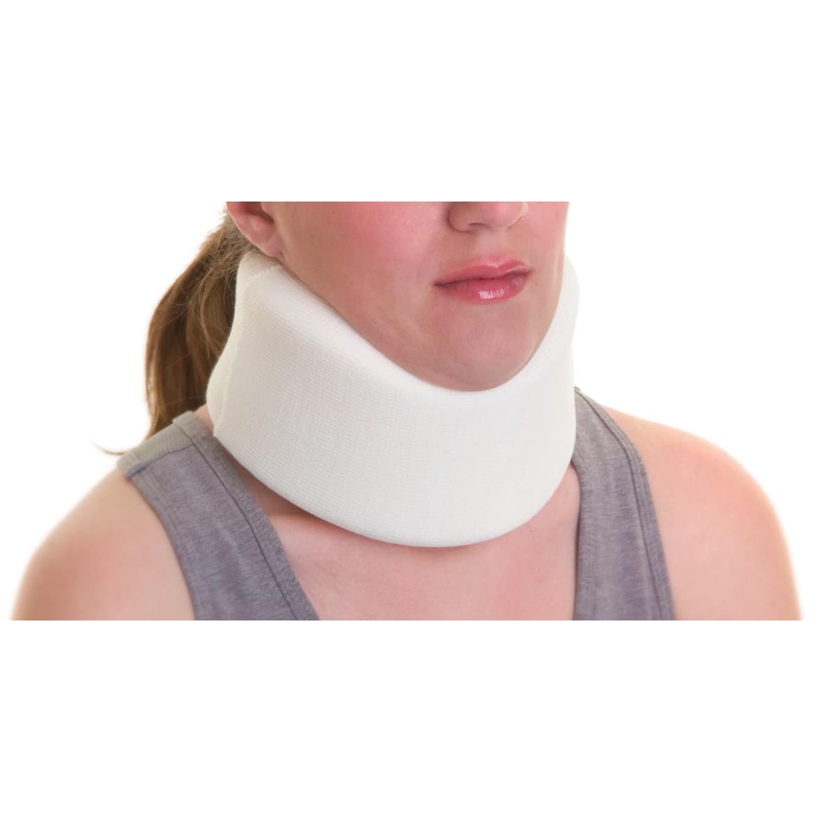 Medline Serpentine-Style Cervical Collar, 4 x 21 Inch - Image 1