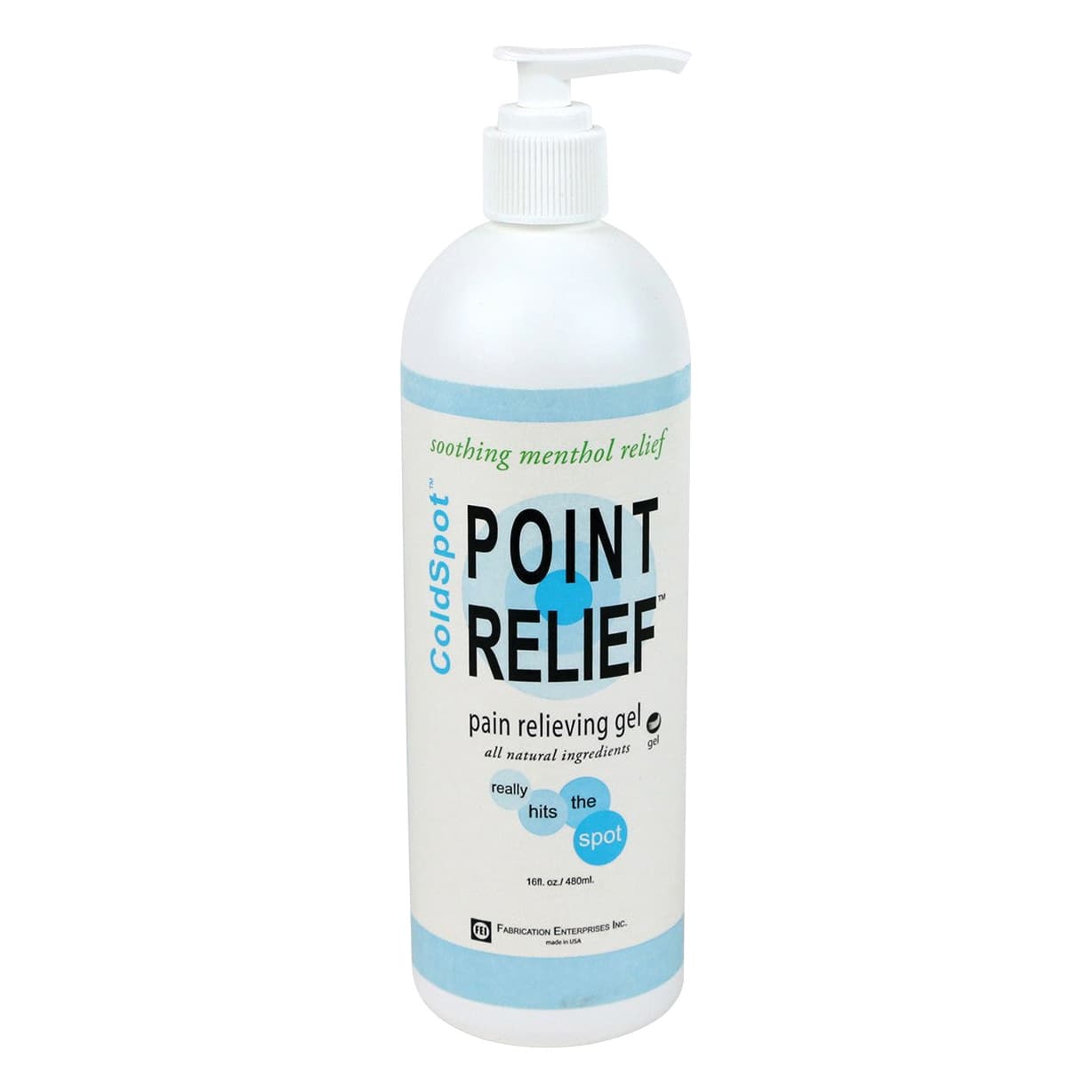 Point Relief ColdSpot Lotion, Gel Pump, 16 oz - Image 1