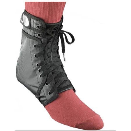 Swede-O Ankle Brace Lok Knit Tongue, Black, Medium - Image 1