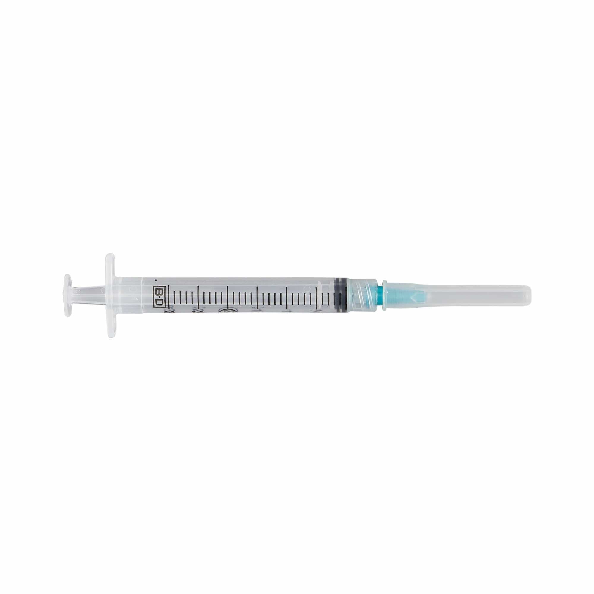 BD Luer-Lok Syringe, with Detachable PrecisionGlide Needle, 23G x 1" 3mL - Each - Image 1