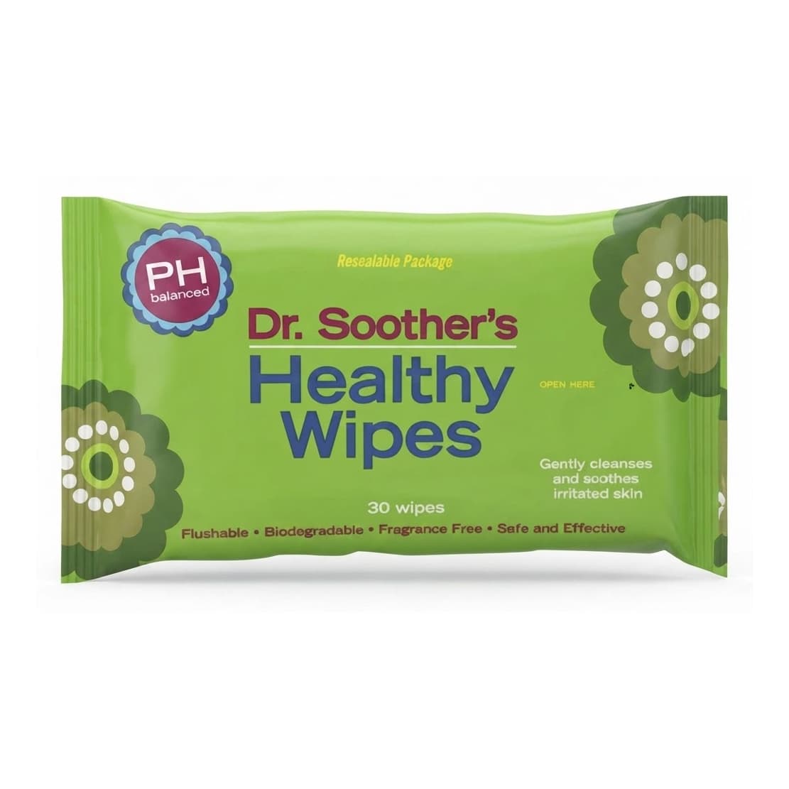 Akesian Health Dr. Soothers Healthy Skin Wipe - Box of 12 - Image 1