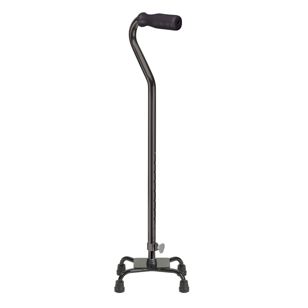 Drive Chrome Quad Cane with Small Base - Each - Image 1