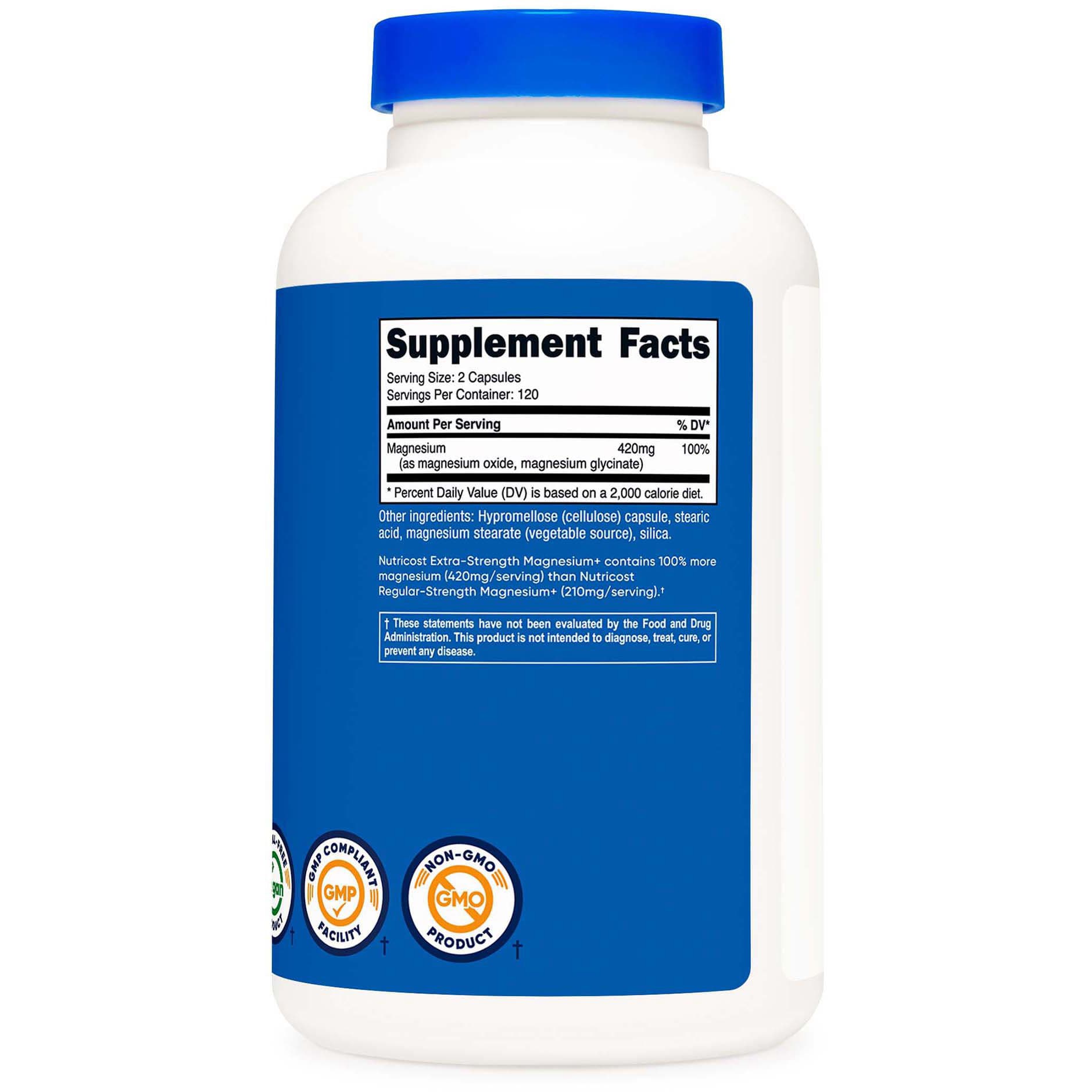 Nutricost Magnesium Citrate Capsules - Image 2
