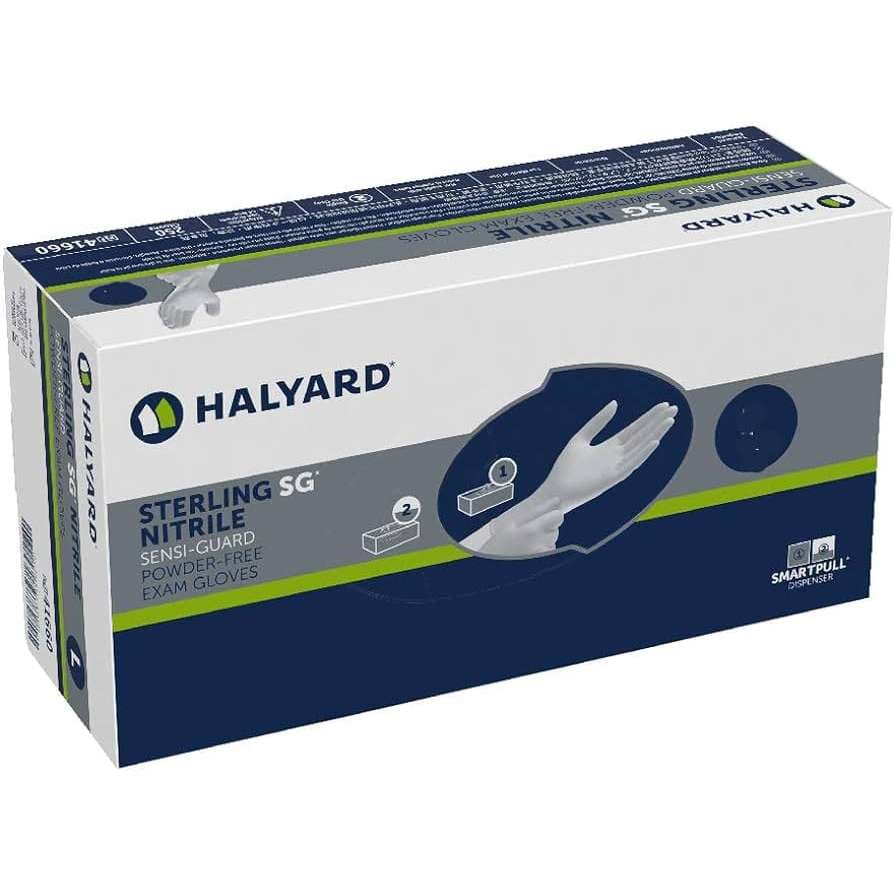 Halyard Sterling SG Nitrile Exam Glove, Extra Large - Case of 2300 - Image 1