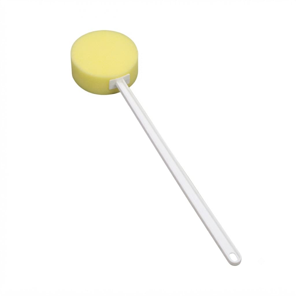 DeRoyal Long Handle Scrub Sponge, Medium - Each - Image 1