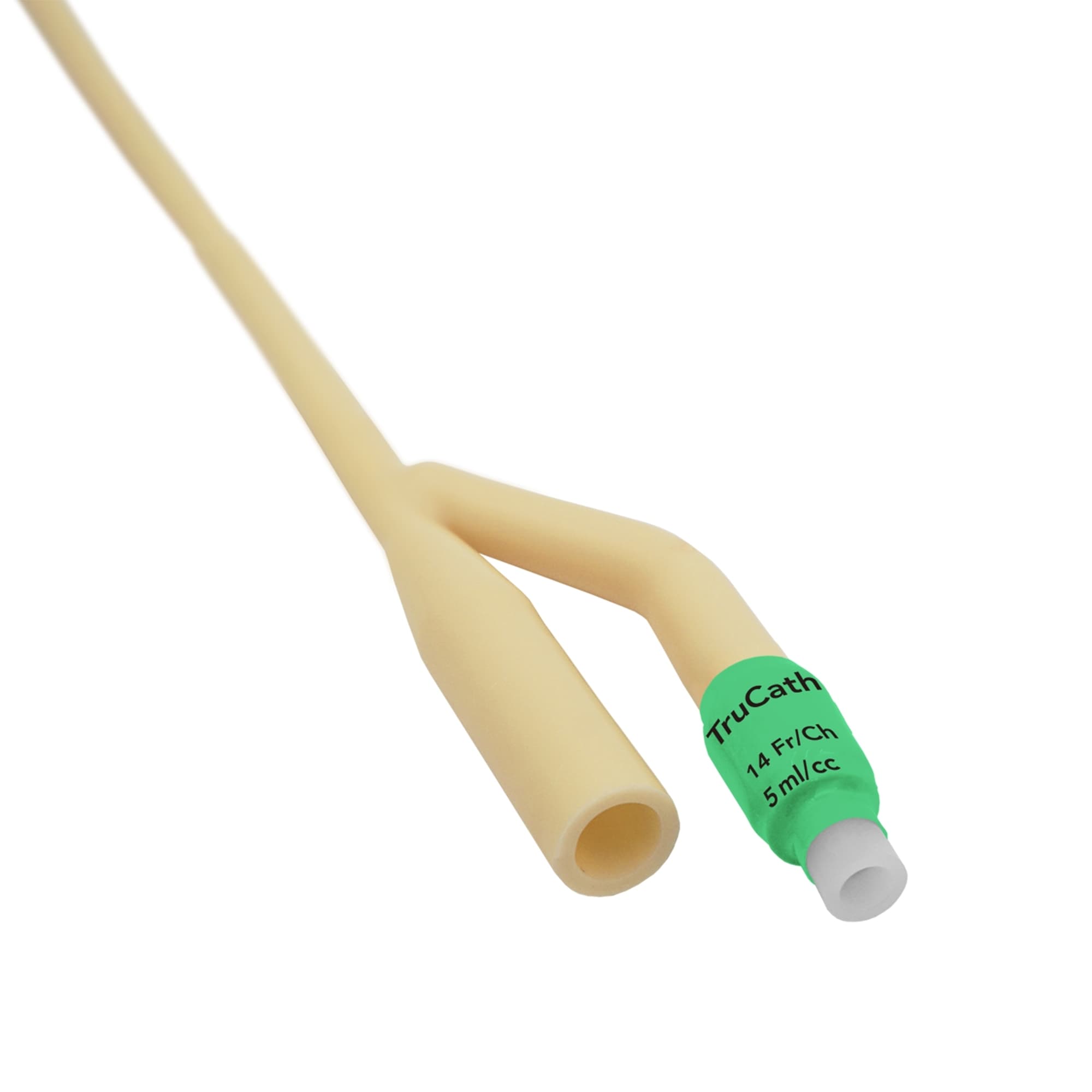 TruCath Silicone-Elastomer Coated Latex 2-Way Foley Catheter, Coude Tip - Image 3