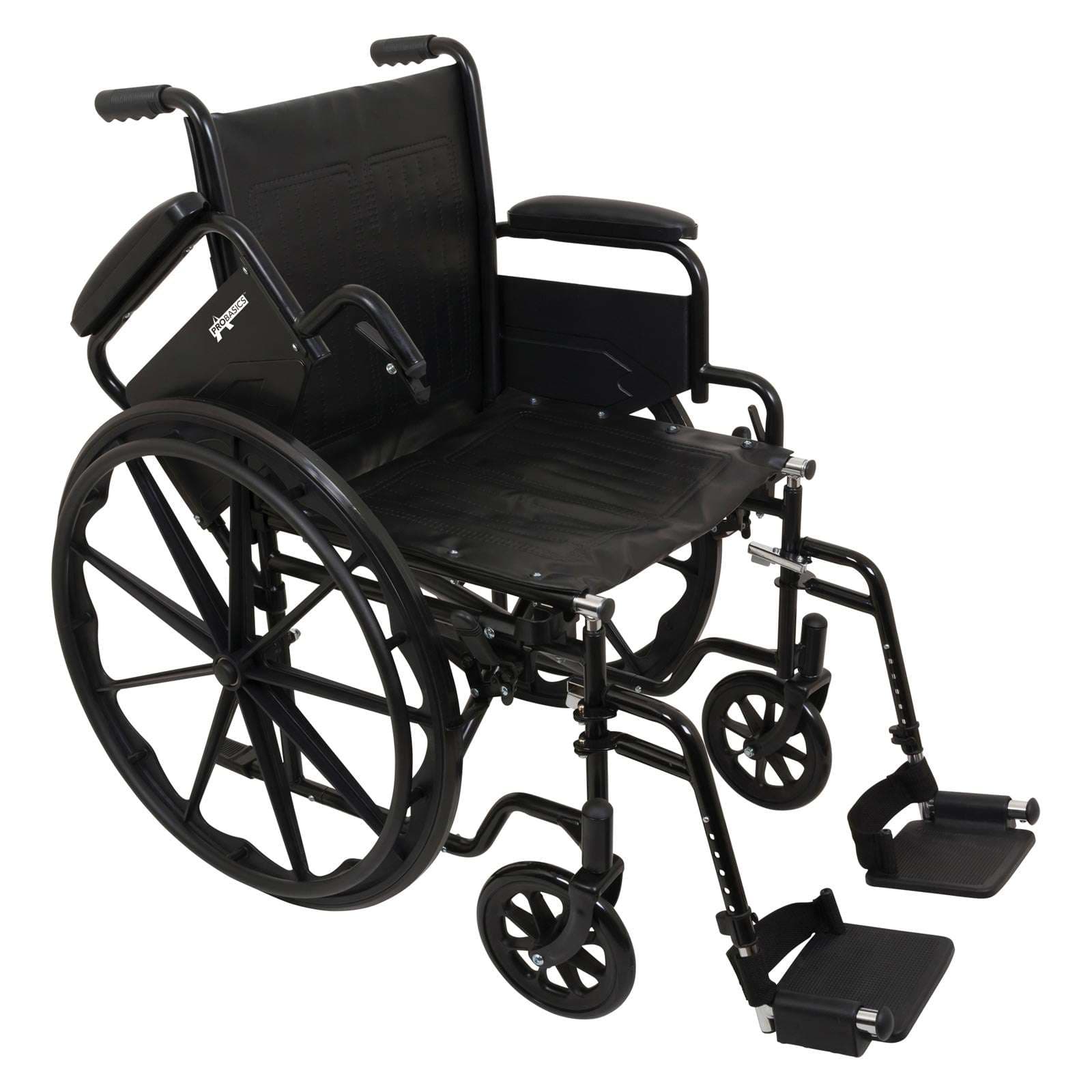 ProBasics K1 Lightweight Wheelchair with Swing Away Footrests, 16" x 16" Seat - Image 1