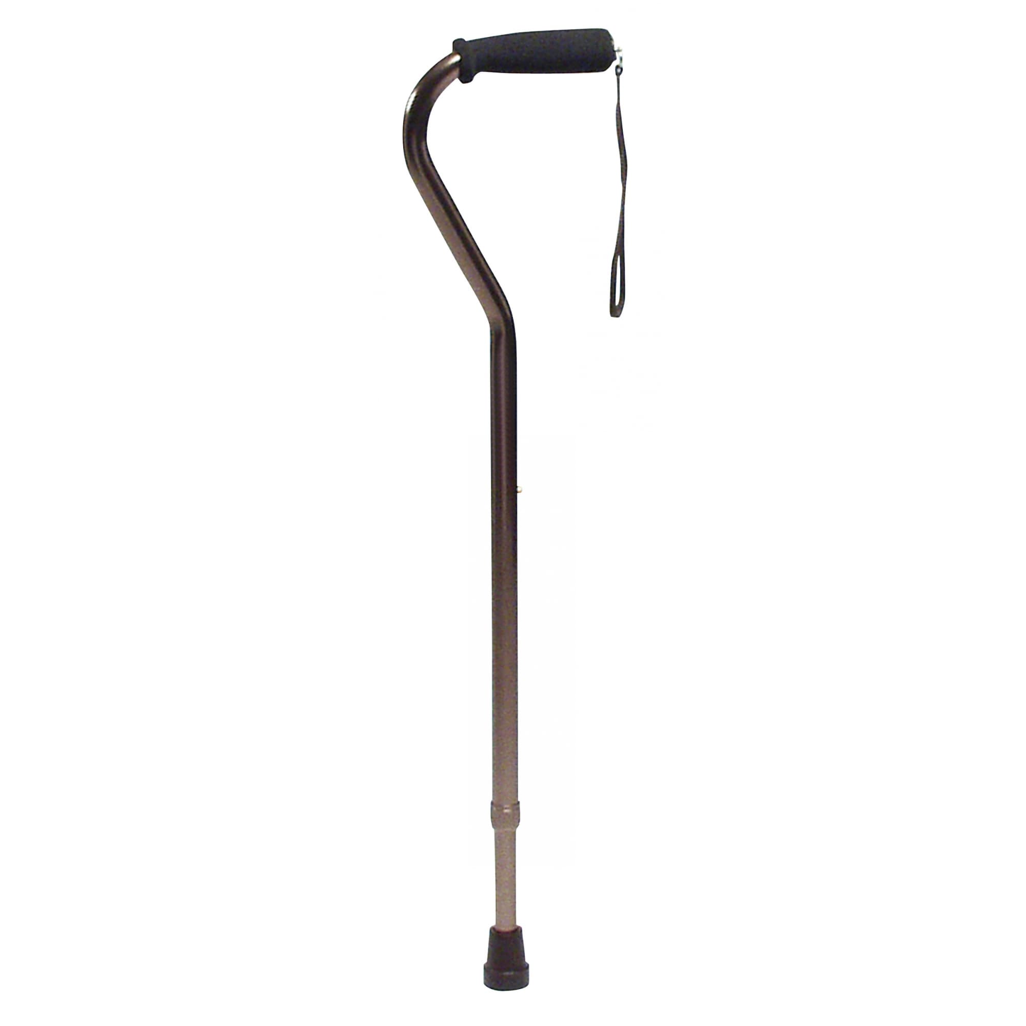 Lumex Aluminum Adjustable Offset Canes, Nitrile Grip