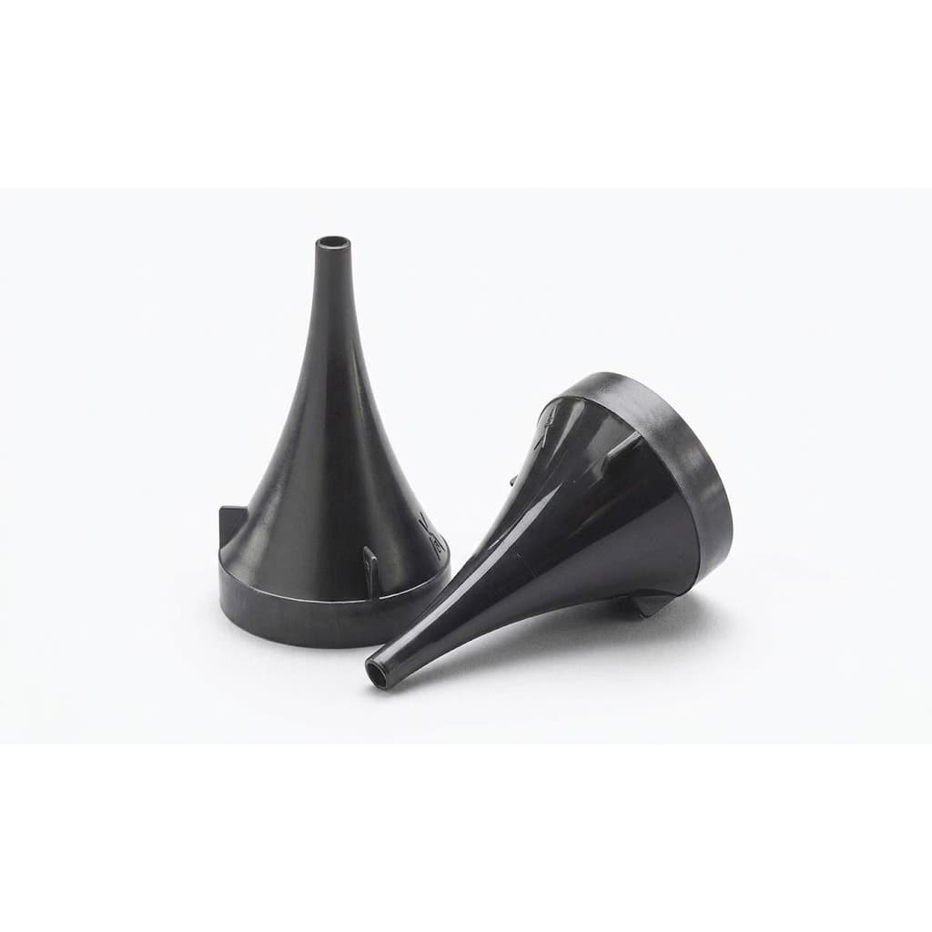 KleenSpec Ear Speculum Tip, Black, 4 mm - Box of 20 - Image 1