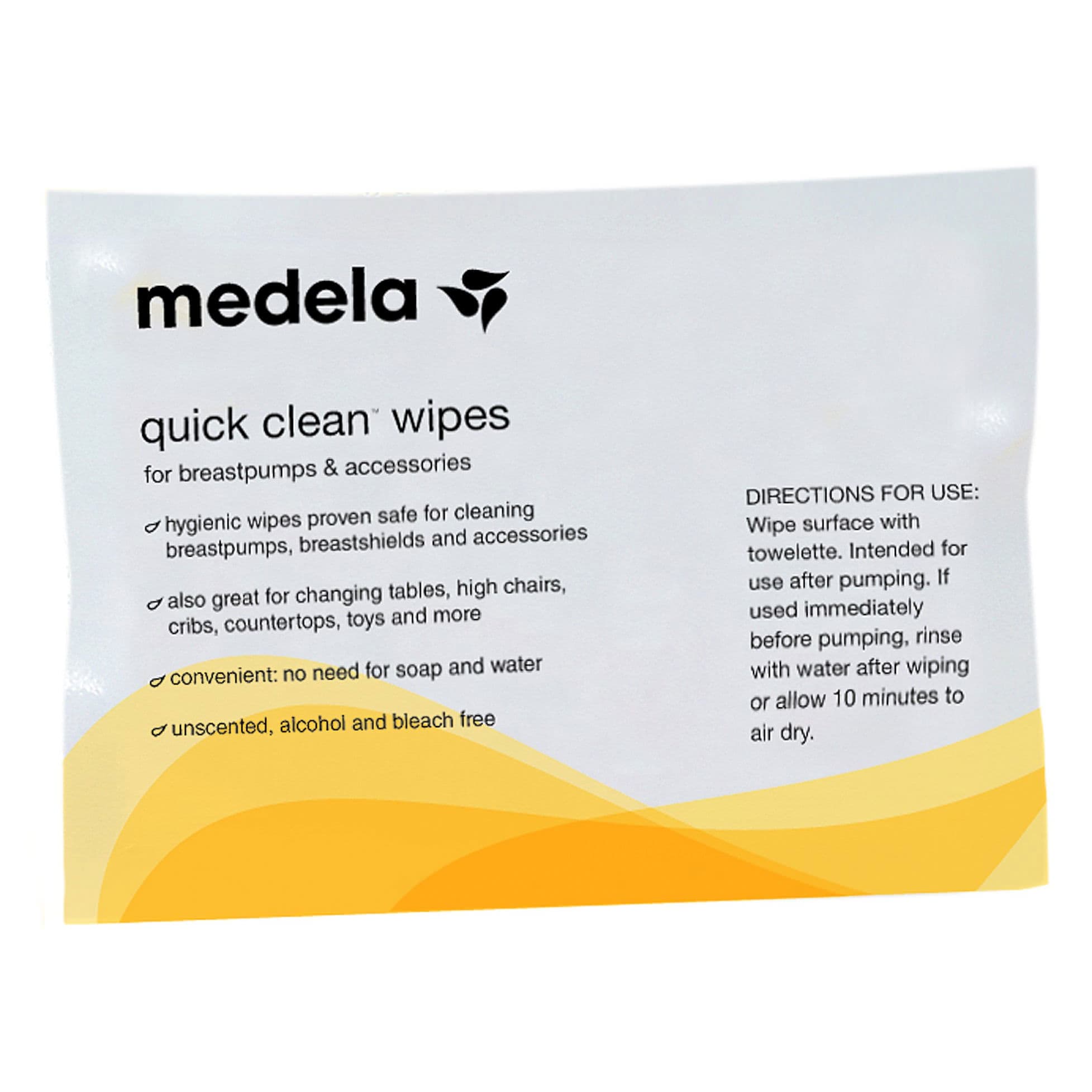 Medela Quick Clean Breast Pump Wipe - Image 2