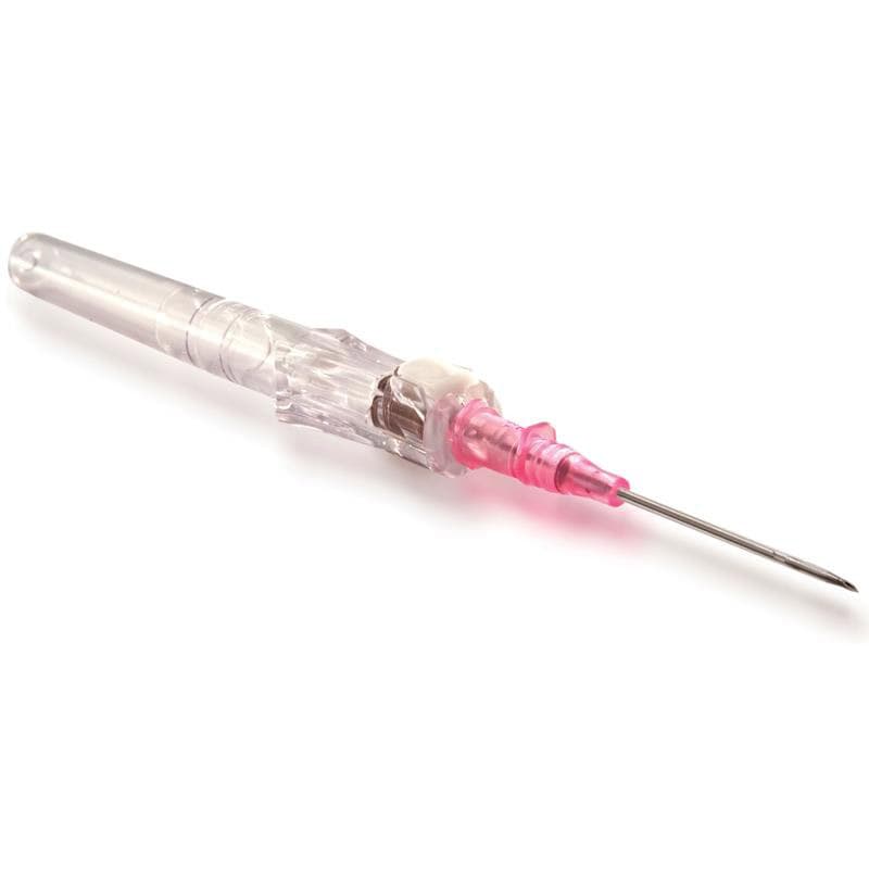 Smith Medical Protective Safety IV Catheters, Pink, 1 Inch - Case of 200 - Image 1