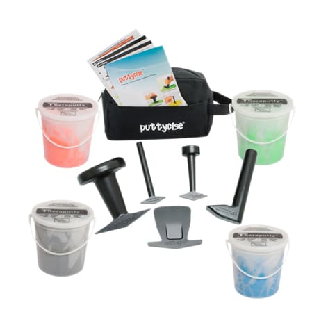 Puttycise Theraputty Tool Set With Putties, Hard, 5 Lb - Image 1