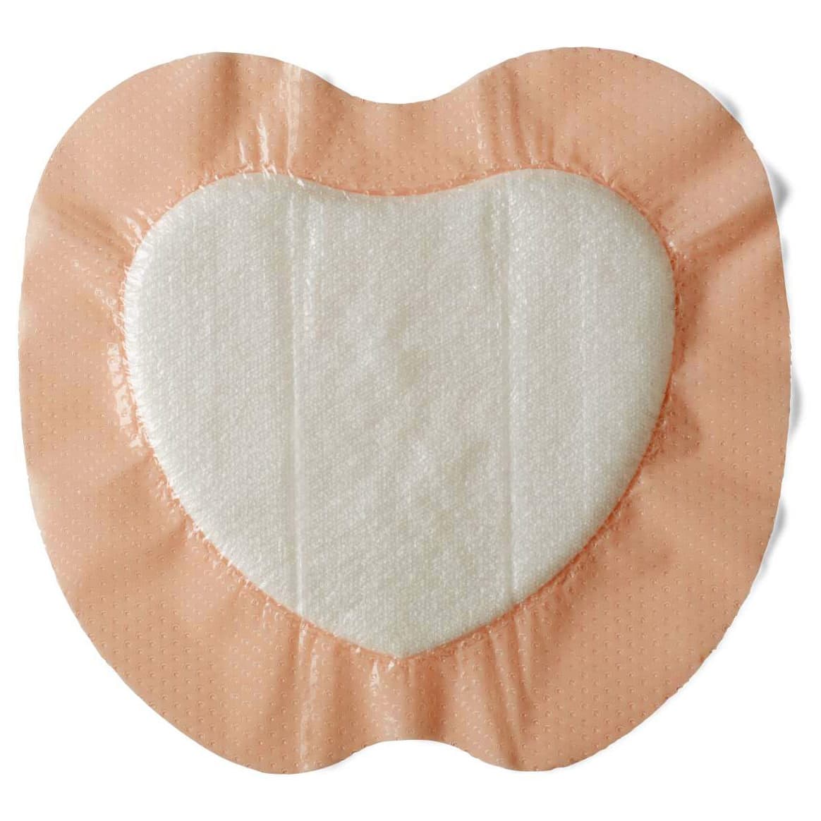 Optifoam Gentle Silicone-faced Foam Dressing, Sacrum, Sterile, 9 x 9 Inch - Each - Image 1