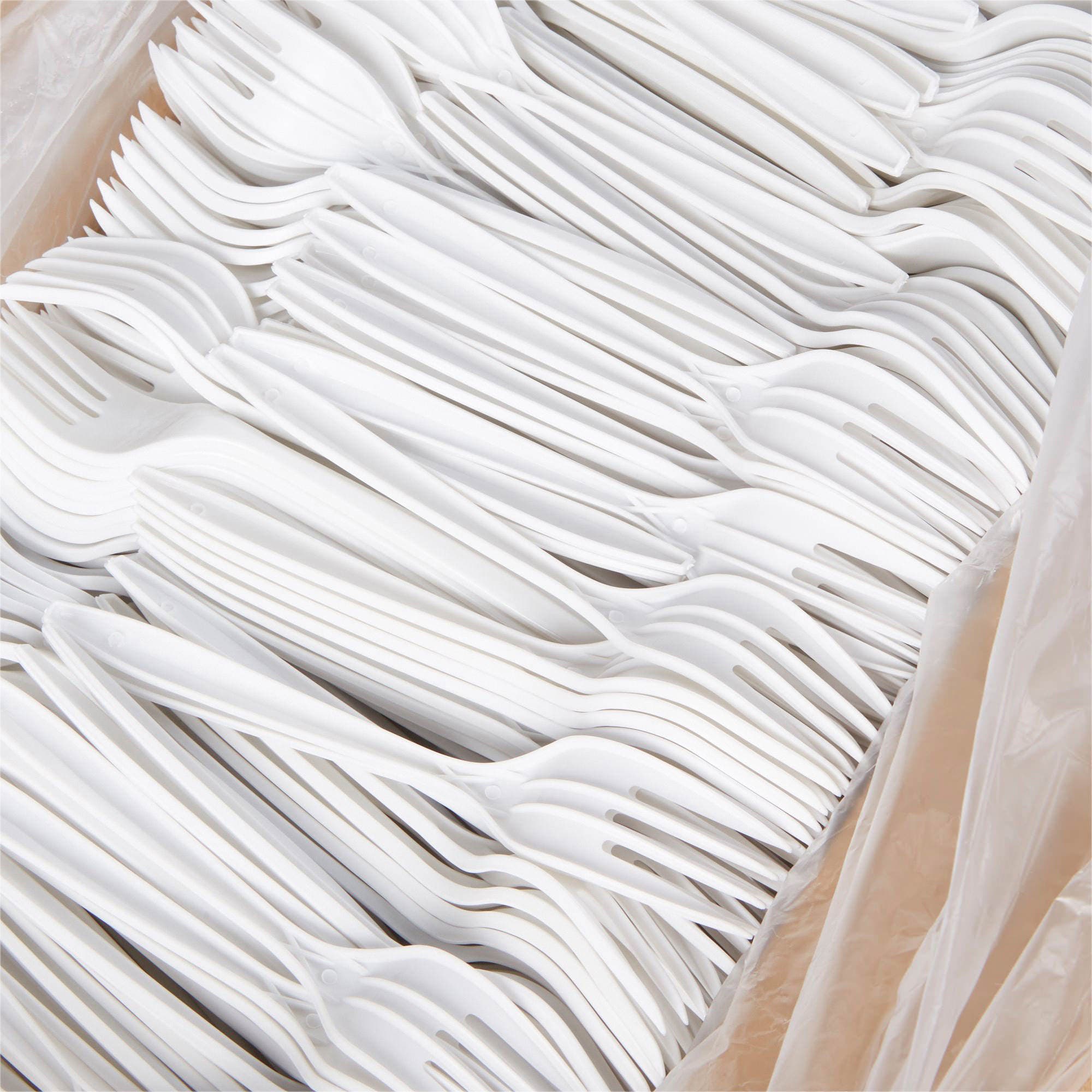 McKesson Fork White 5-3/4 Inch Length Disposable - Image 2