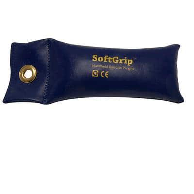 CanDo SoftGrip Hand Weights, Blue, 2.5 Lbs - Image 1